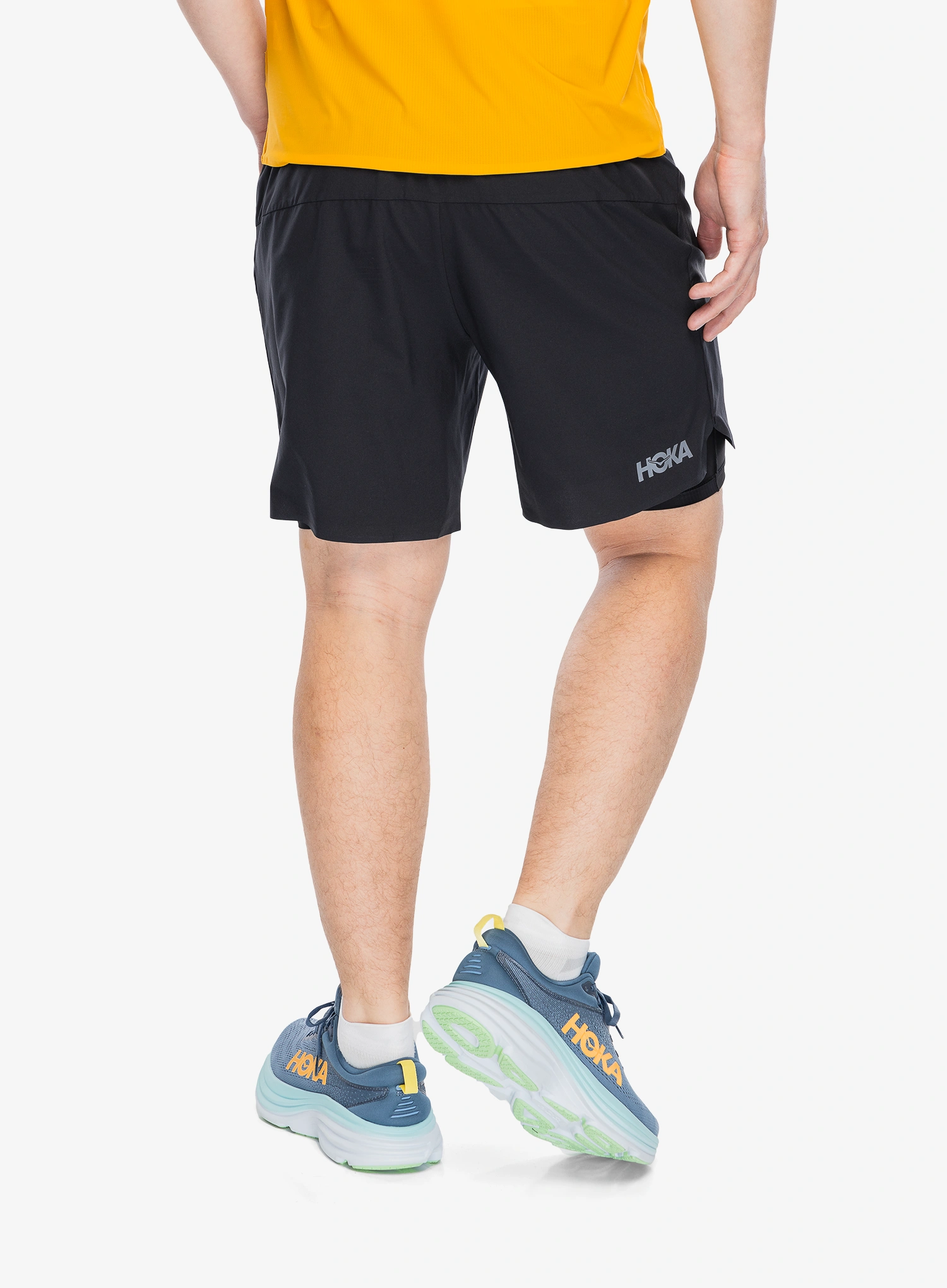 Къси панталони за бягане Hoka Skyglide Short - black
