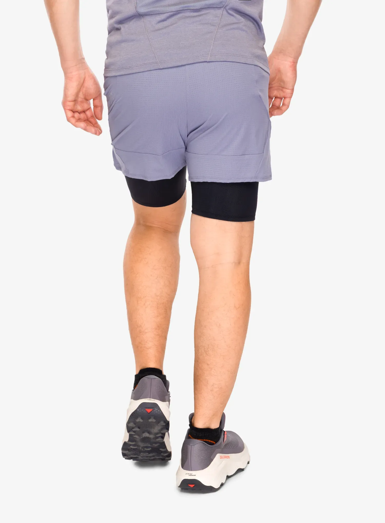 Къси панталони за бягане Salomon Sense 2in1 Shorts - blue granite