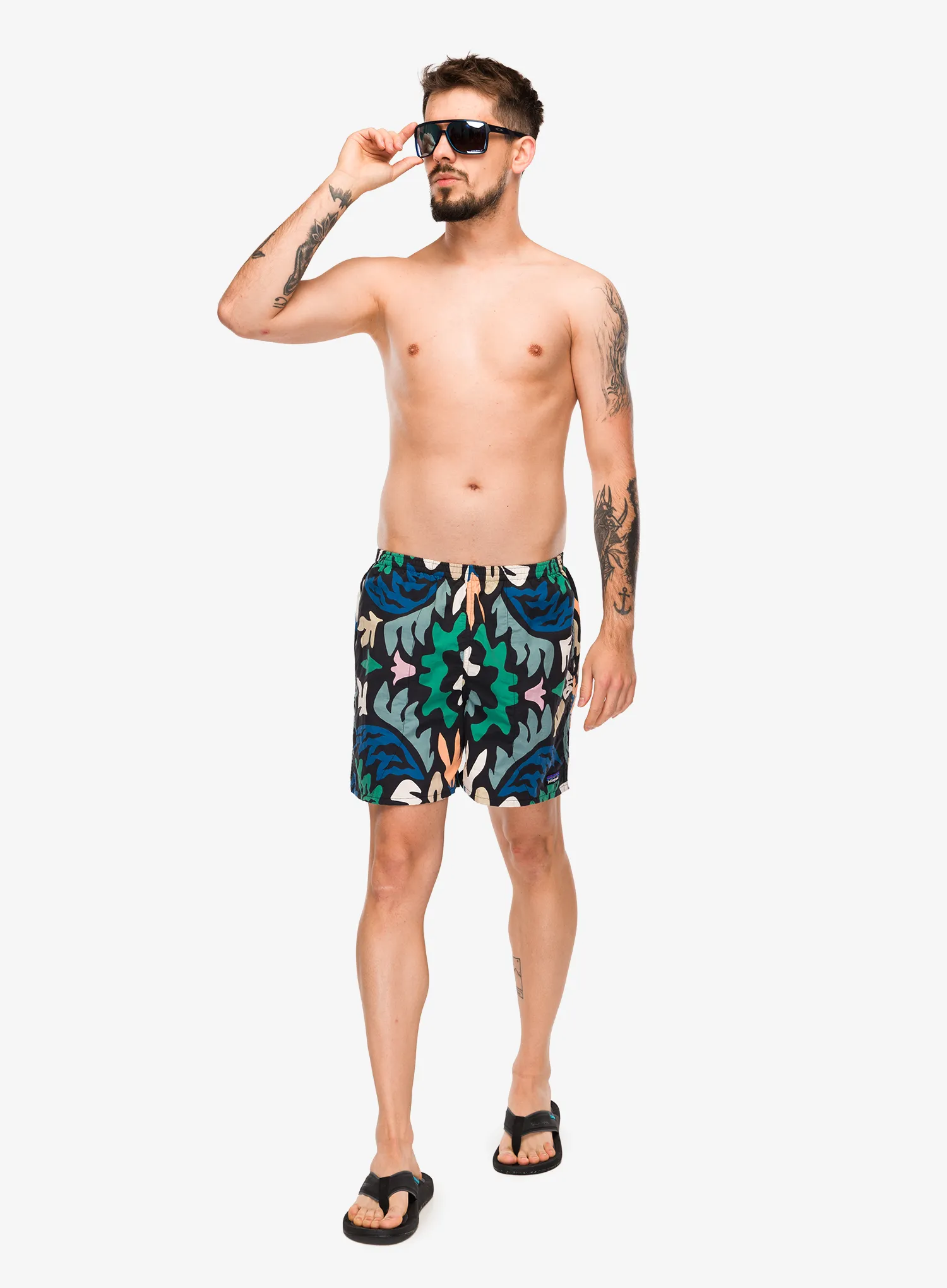 Мъжки къси панталони Patagonia Baggies Shorts 5 - kaleido/black