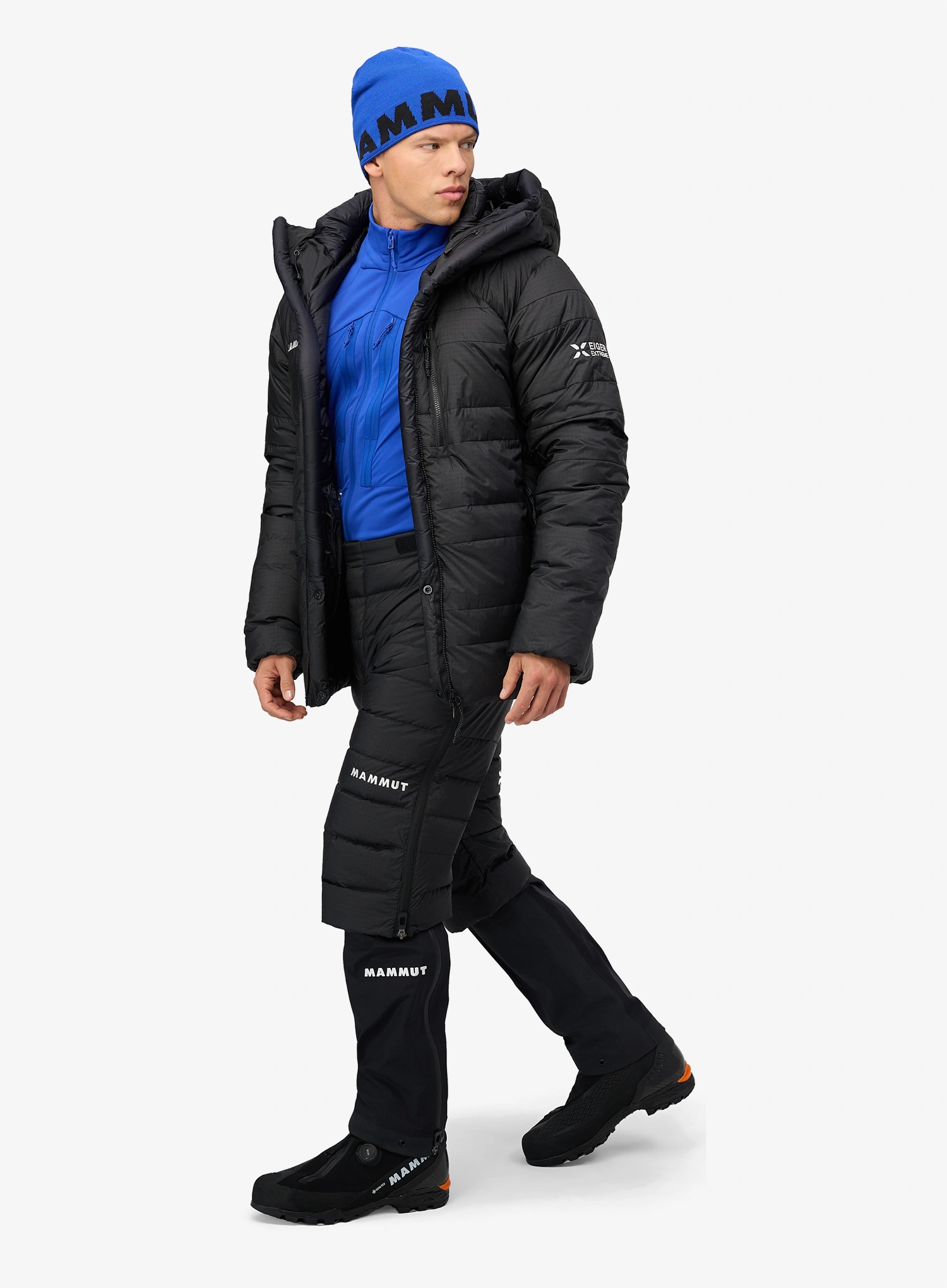 Топли къси панталони Mammut Eiger Nordwand Light Down IN Shorts - black