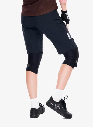 Дамски къси панталони за колоездене POC Essential Enduro Shorts - uranium black