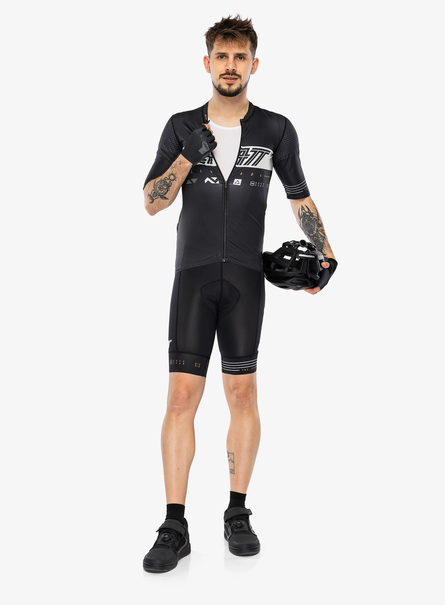 Къси панталони за колоездене Leatt Bib MTB Endurance 6.0 - racing black