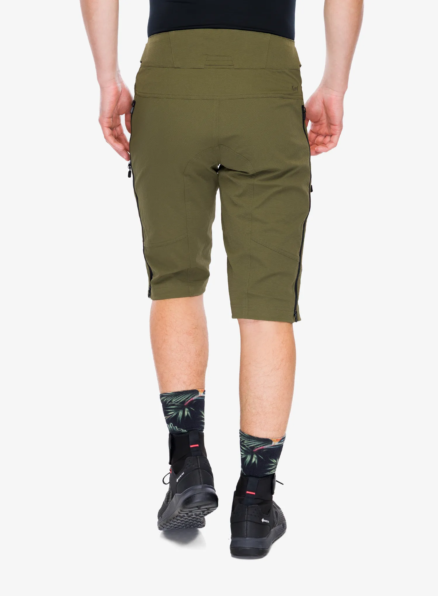Къси панталони за колоездене Norrona Fjora Flex1 Heavy Duty Shorts - olive night
