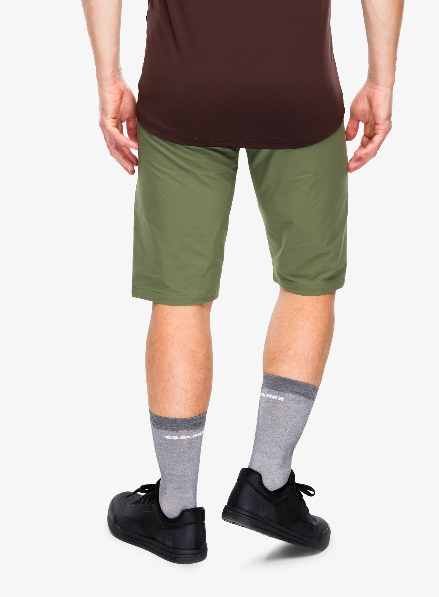 Къси панталони за колоездене POC Essential Enduro Shorts - epidote green