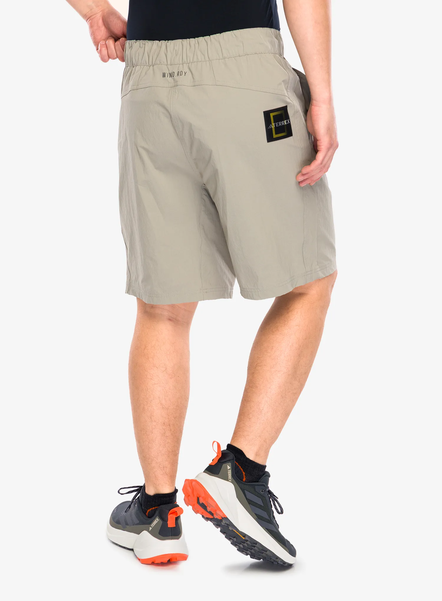 Туристически къси панталони adidas TERREX National Geographic WIND.RDY Shorts - putty beige