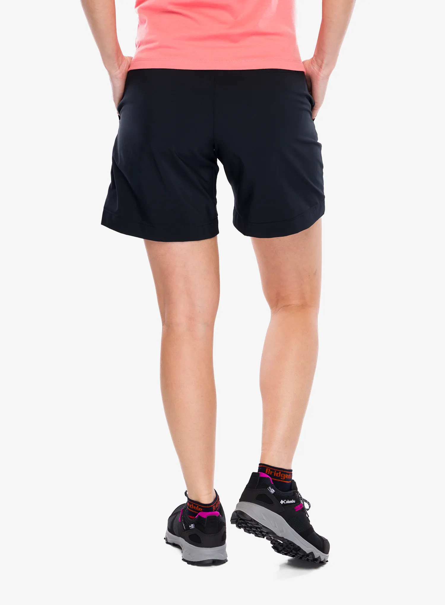 Дамски туристически къси панталони Columbia Silver Ridge Utility Short - black