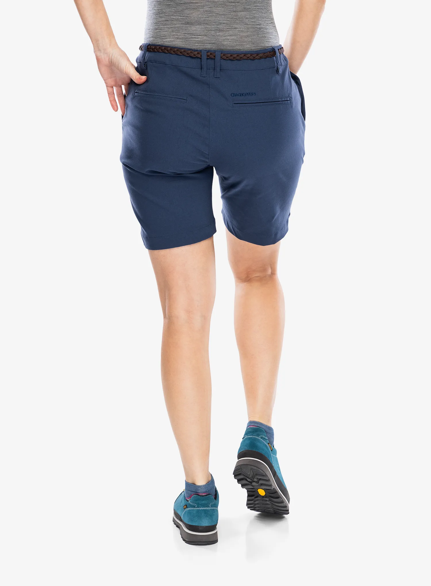 Дамски туристически къси панталони Craghoppers NosiLife Briar Short - soft navy