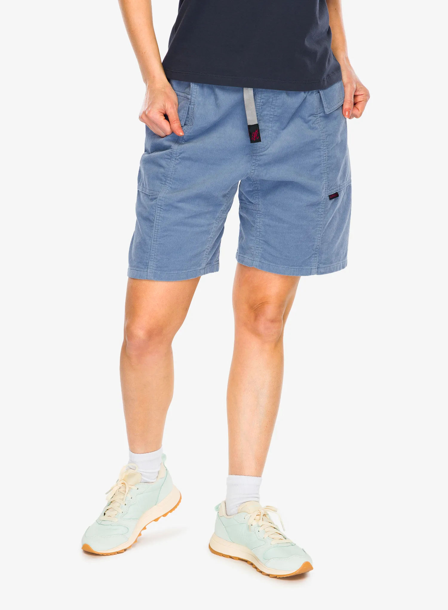 Дамски туристически къси панталони Gramicci Corduroy Utility Short - smoky blue