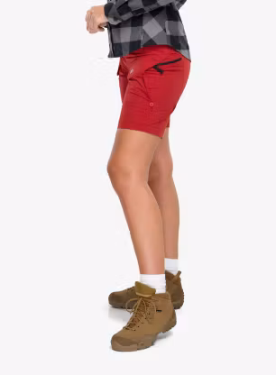 Дамски туристически къси панталони Helikon-Tex OTP 8,5 Shorts - crimson sky/black