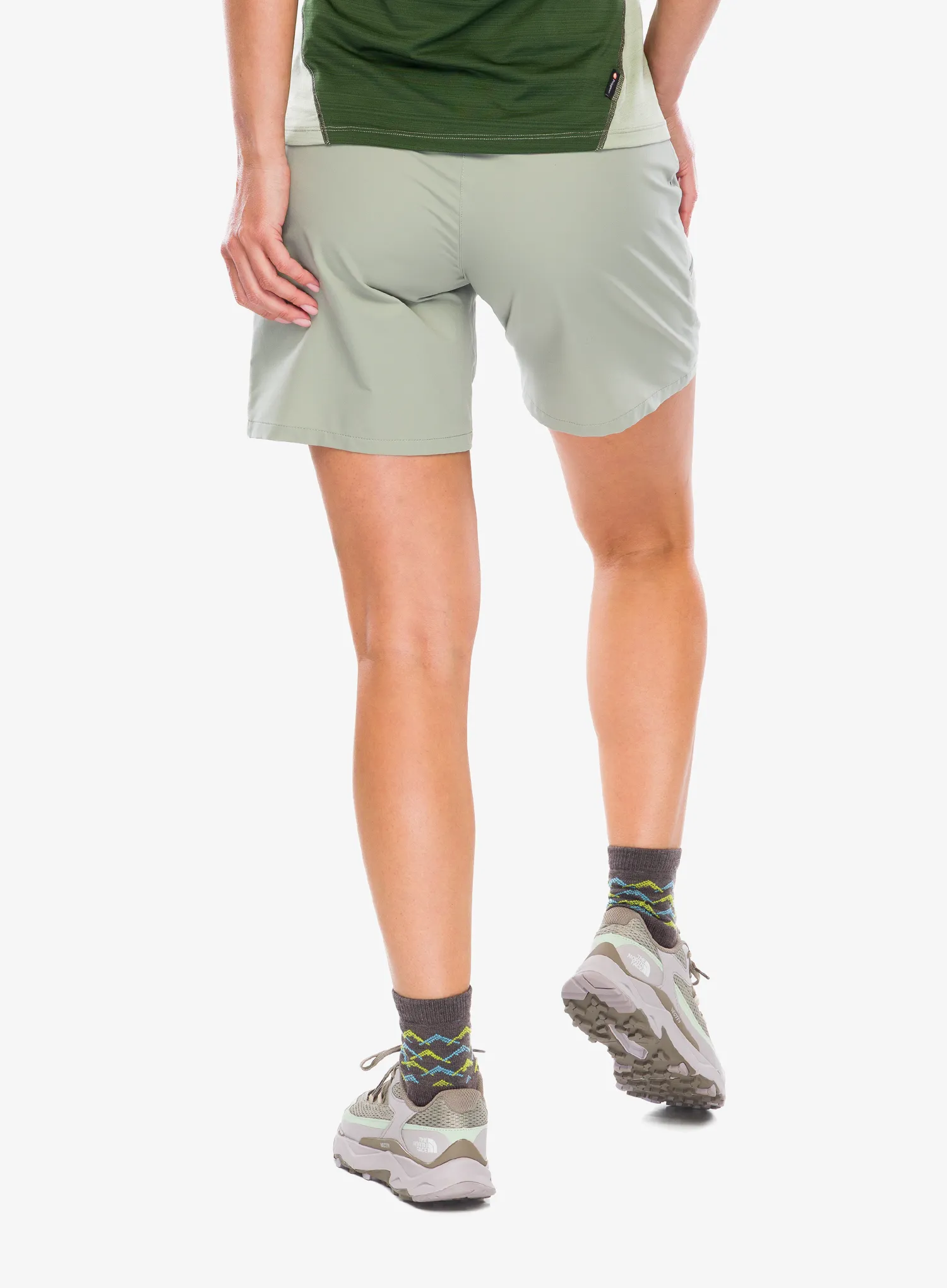 Дамски туристически къси панталони Jack Wolfskin Prelight Stride Short - mint leaf