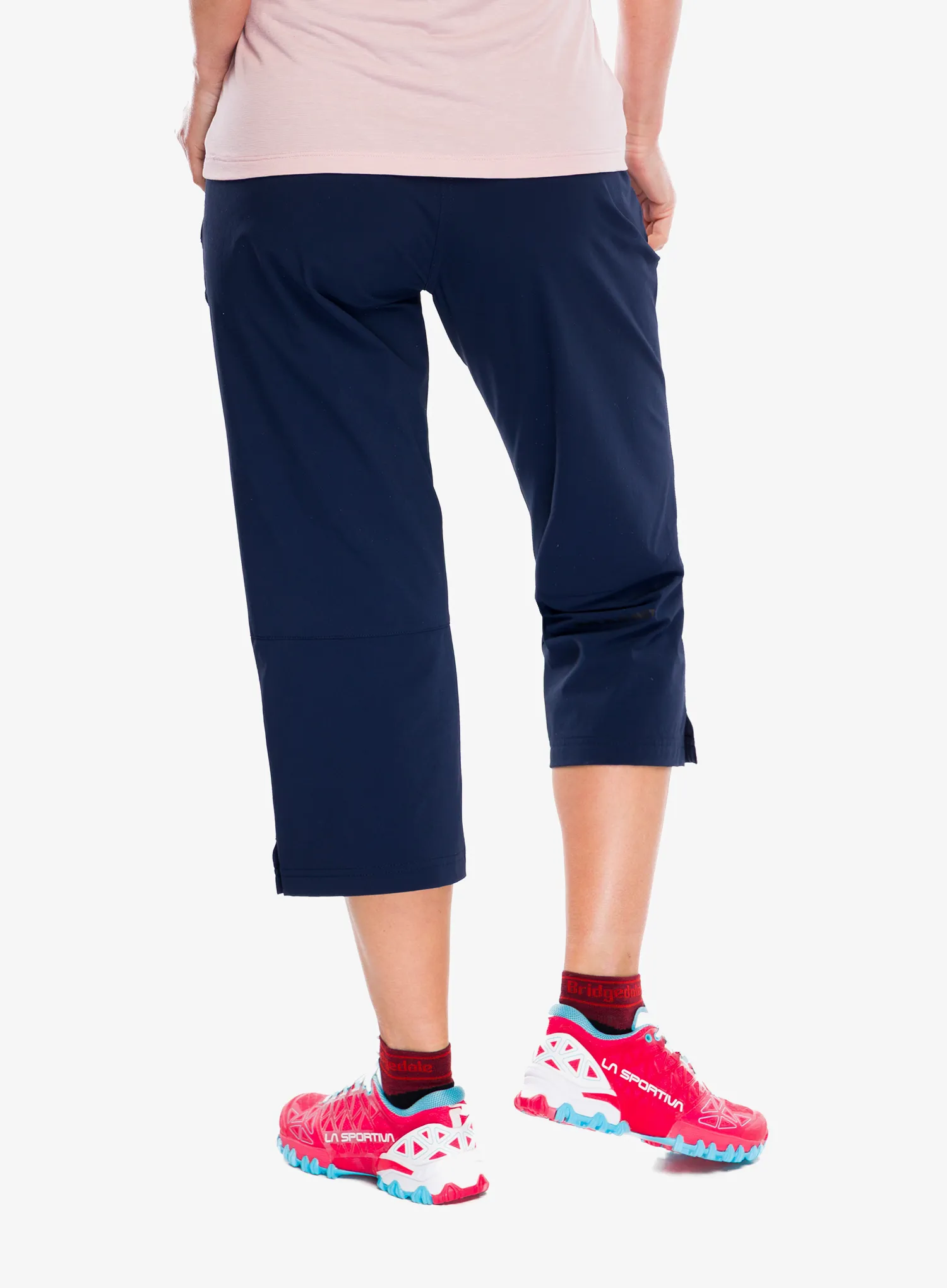 Дамски туристически къси панталони Mammut Hiking V Capri Pants - marine