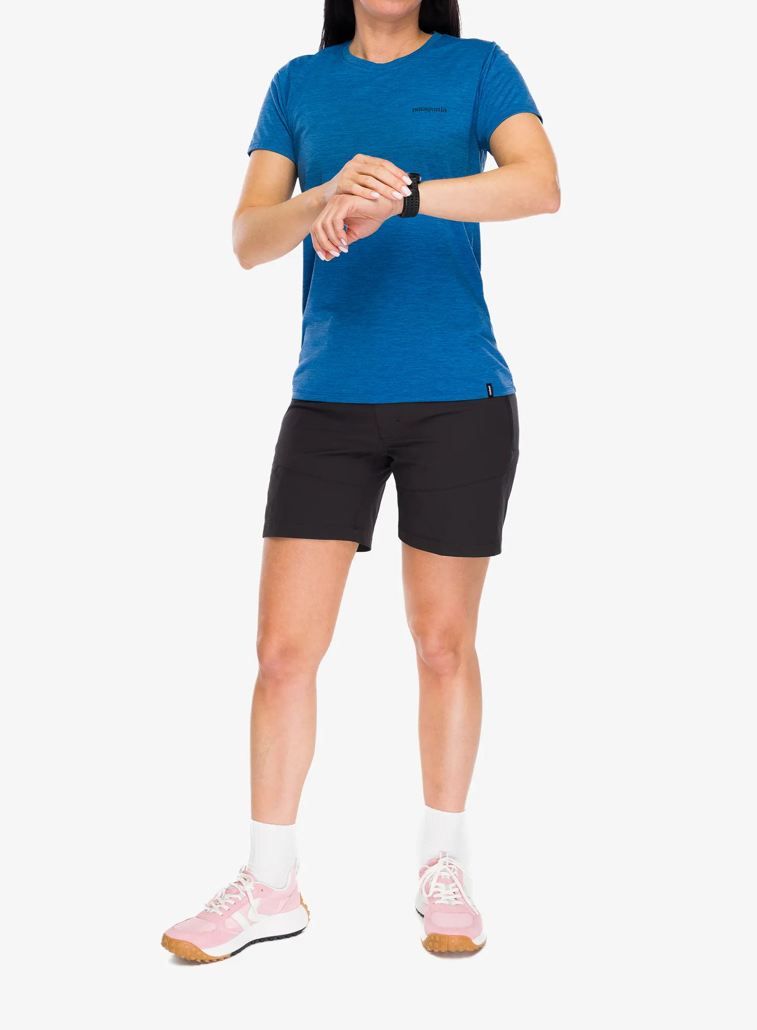 Дамски туристически къси панталони Patagonia Terravia Trail Shorts 6 in - black