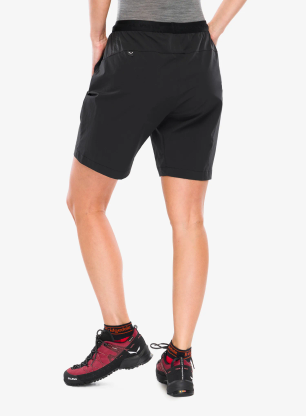 Дамски туристически къси панталони Salewa Puez 4 Shorts - black out