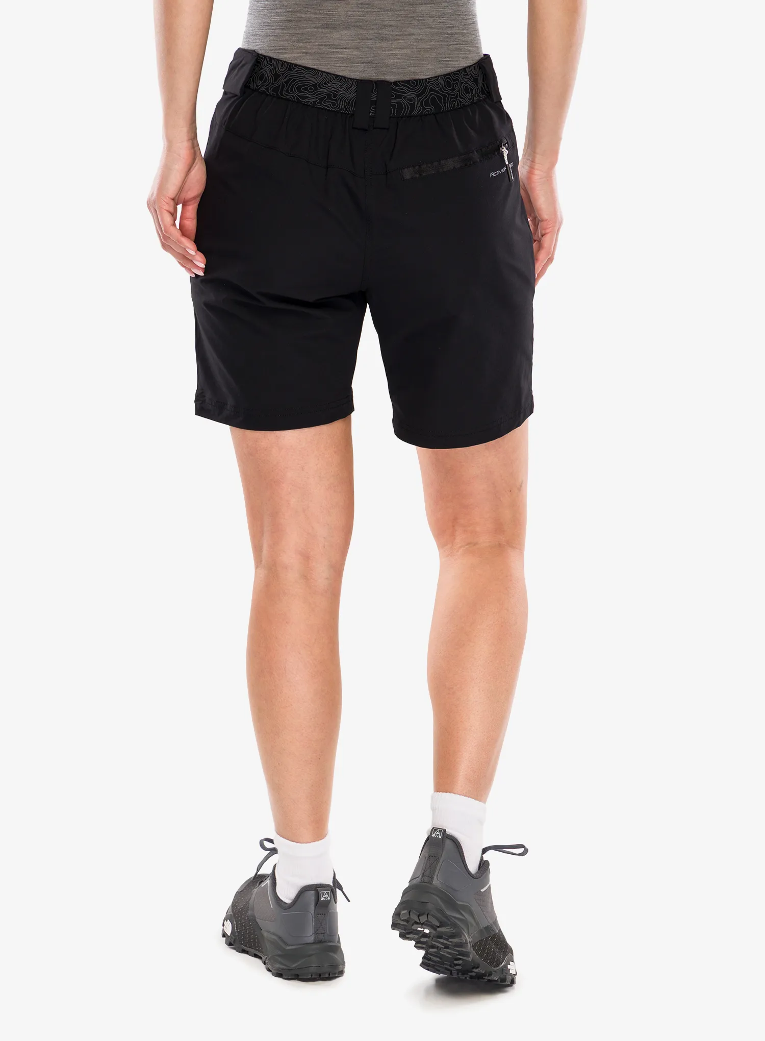 Дамски туристически къси панталони Viking Expander Shorts - black