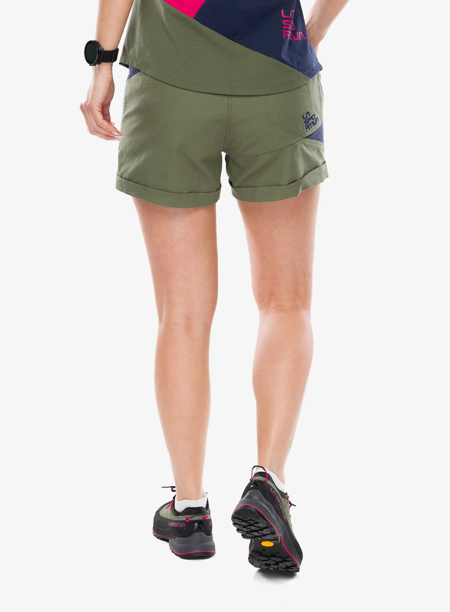 Дамски къси панталони за катерене La Sportiva Bolt Short - night sky/cypress
