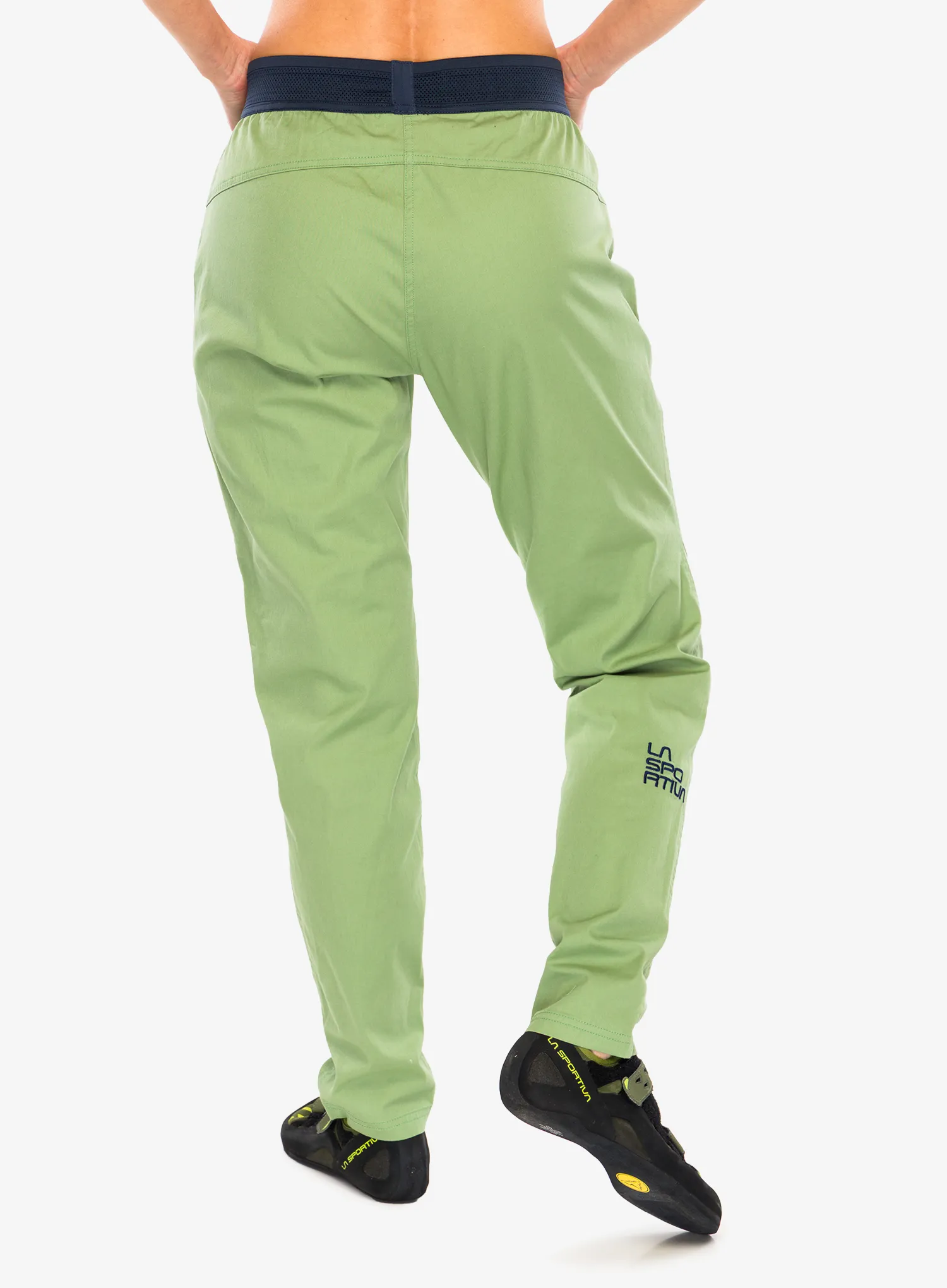 Дамски къси панталони за катерене La Sportiva Roots Shorts - aspen green/night sky
