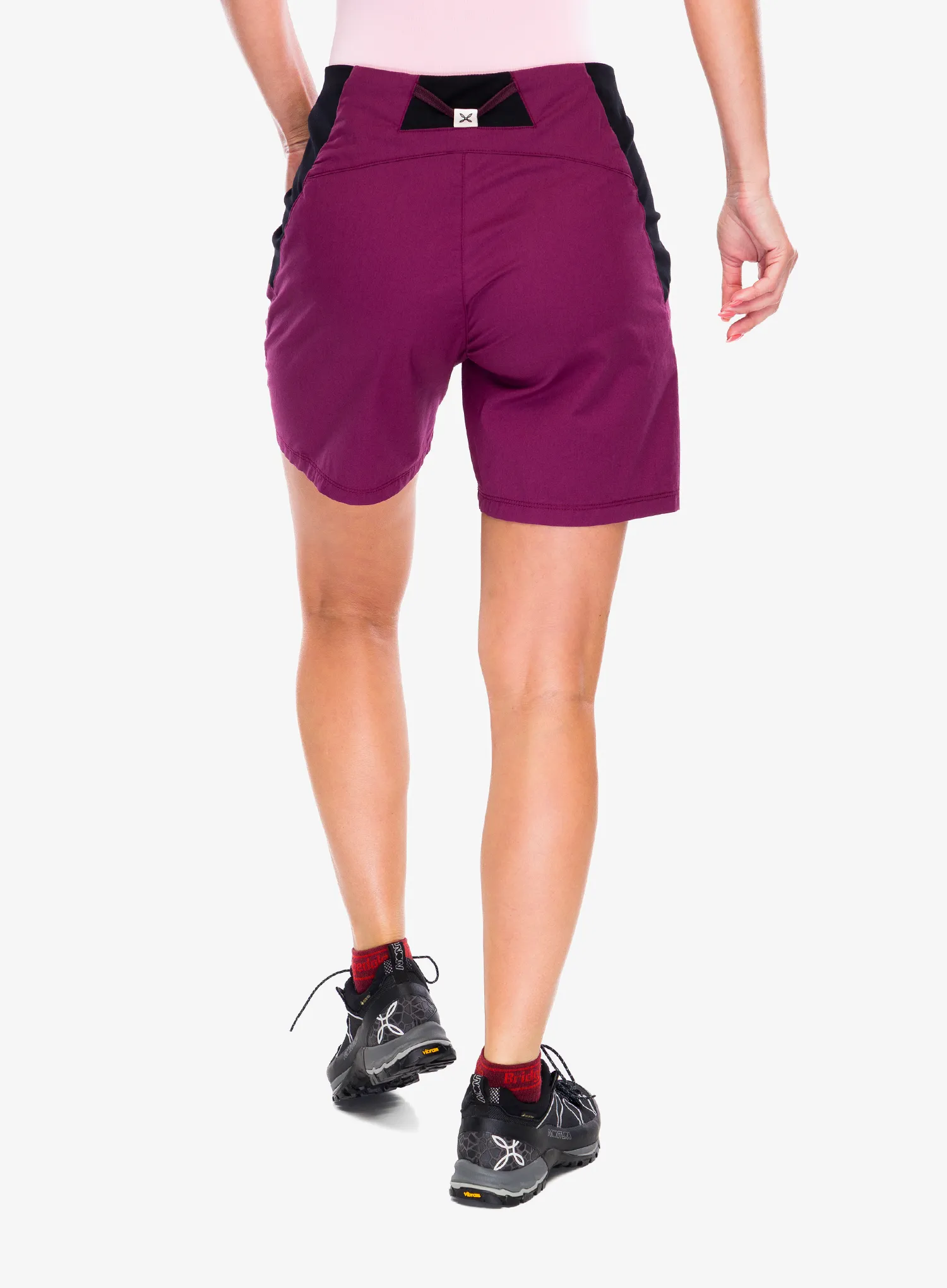 Дамски къси панталони за катерене Montura Guna Shorts - faded wine red 