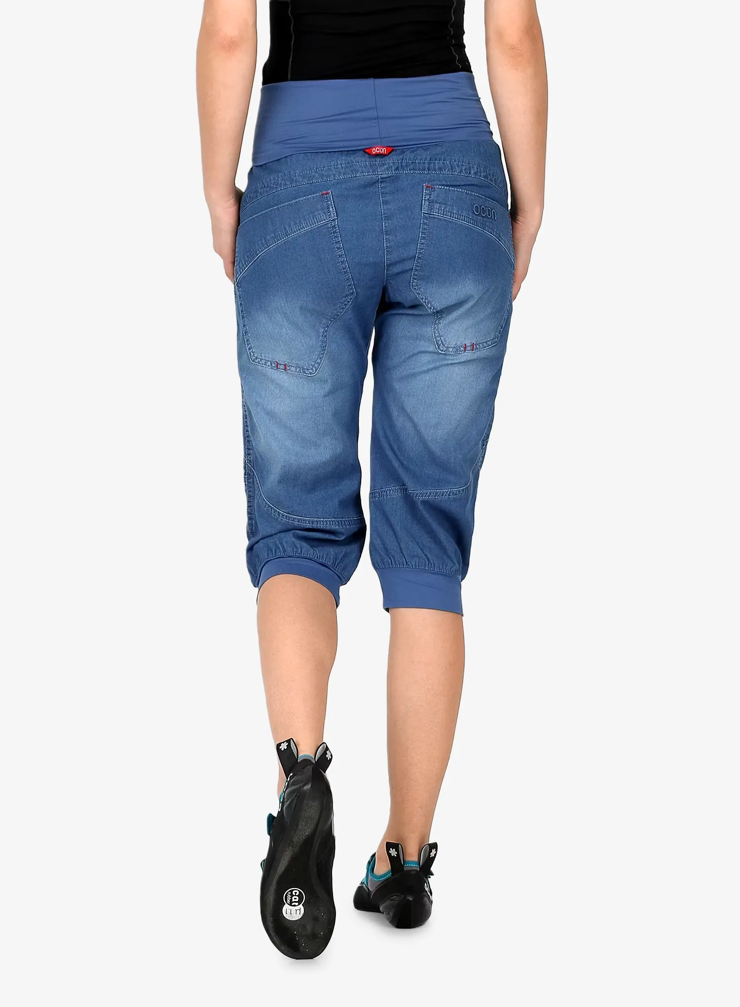 Дамски къси панталони за катерене Ocun Noya Short Jeans - middle blue