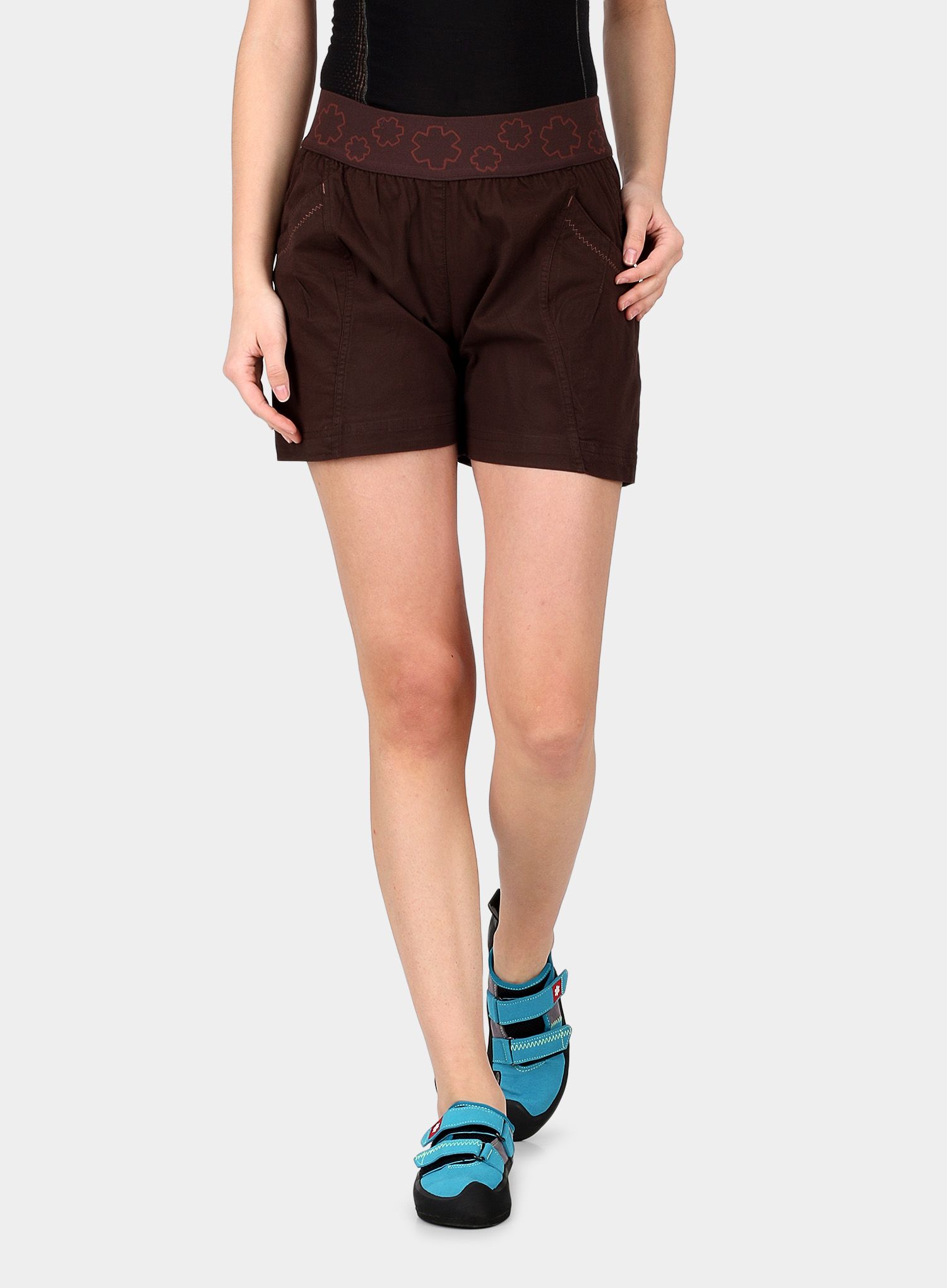 Дамски къси панталони Ocun Pantera Shorts - chocolate