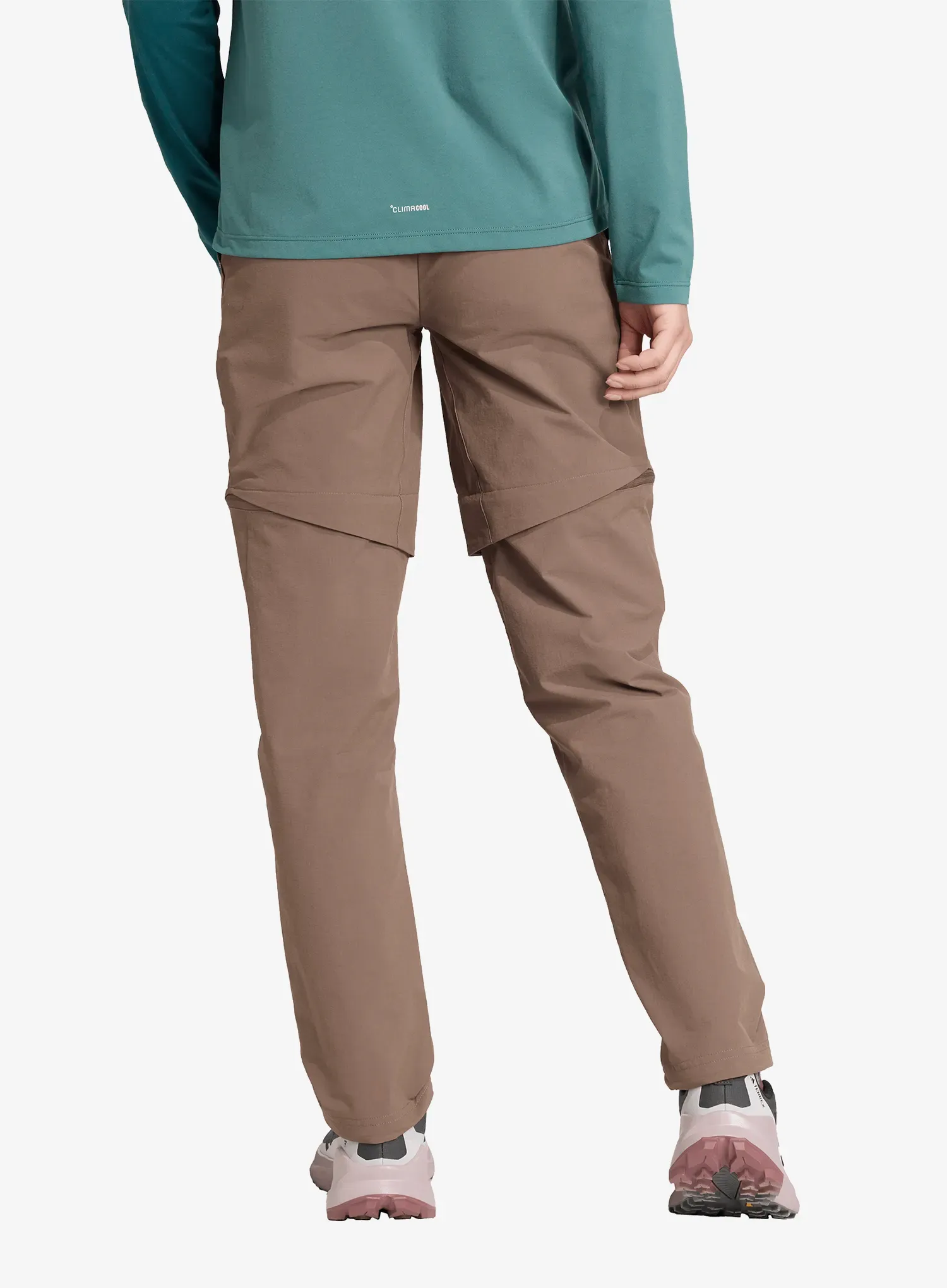 Дамски панталони adidas TERREX Multi Zip-Off Joggers - earth strata