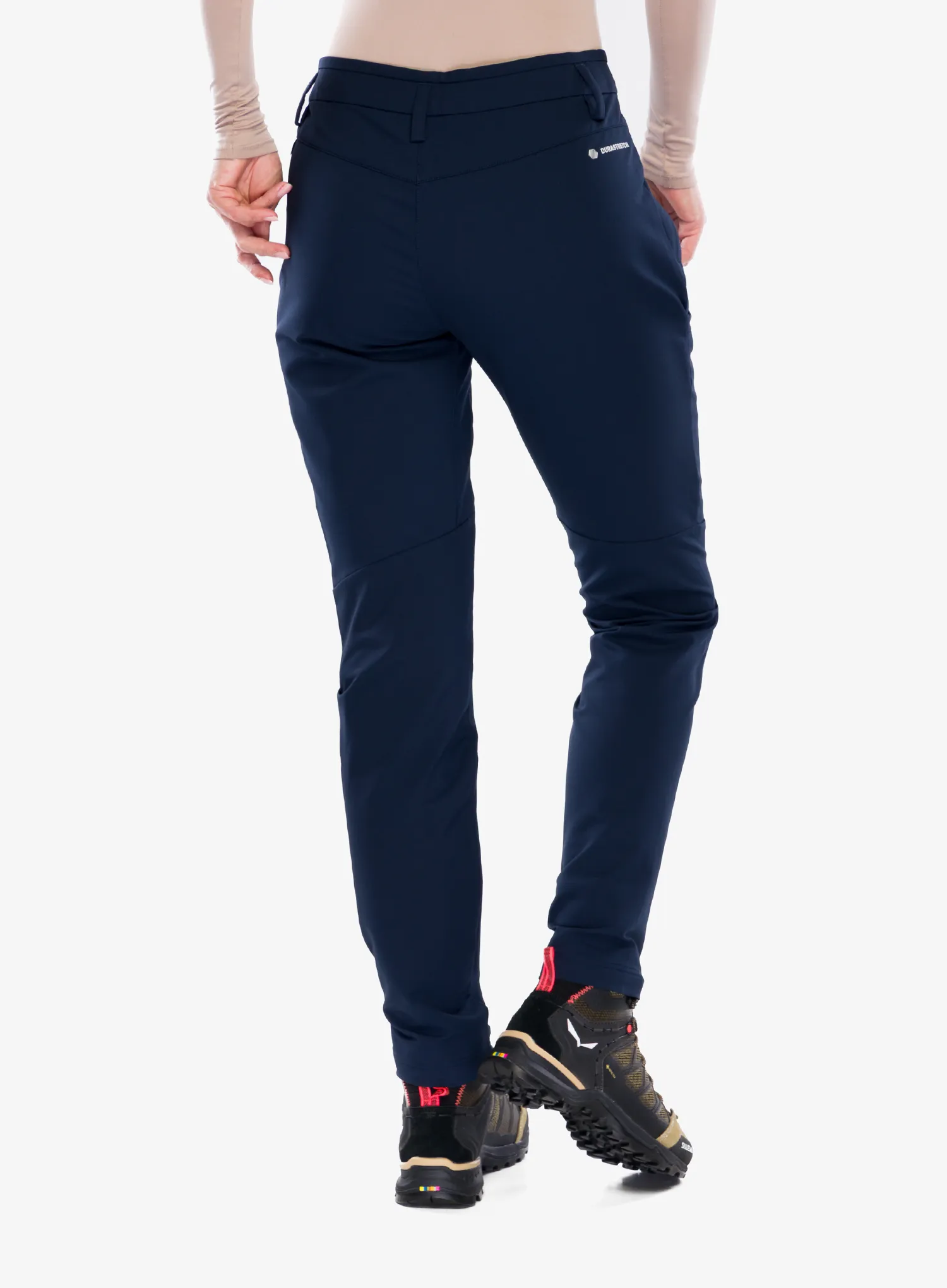 Дамски панталони Salewa Puez Dolomitic 2 DST Regular Pants - navy blazer/fluo coral