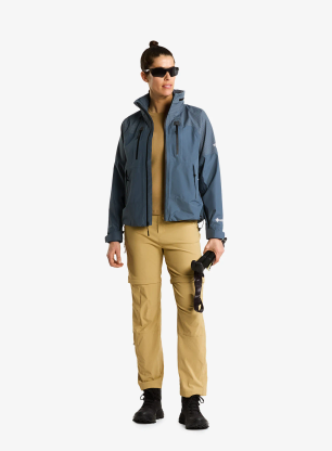 Дамски панталони The North Face Exploration Reg Straight Convertible Pant - khaki stone