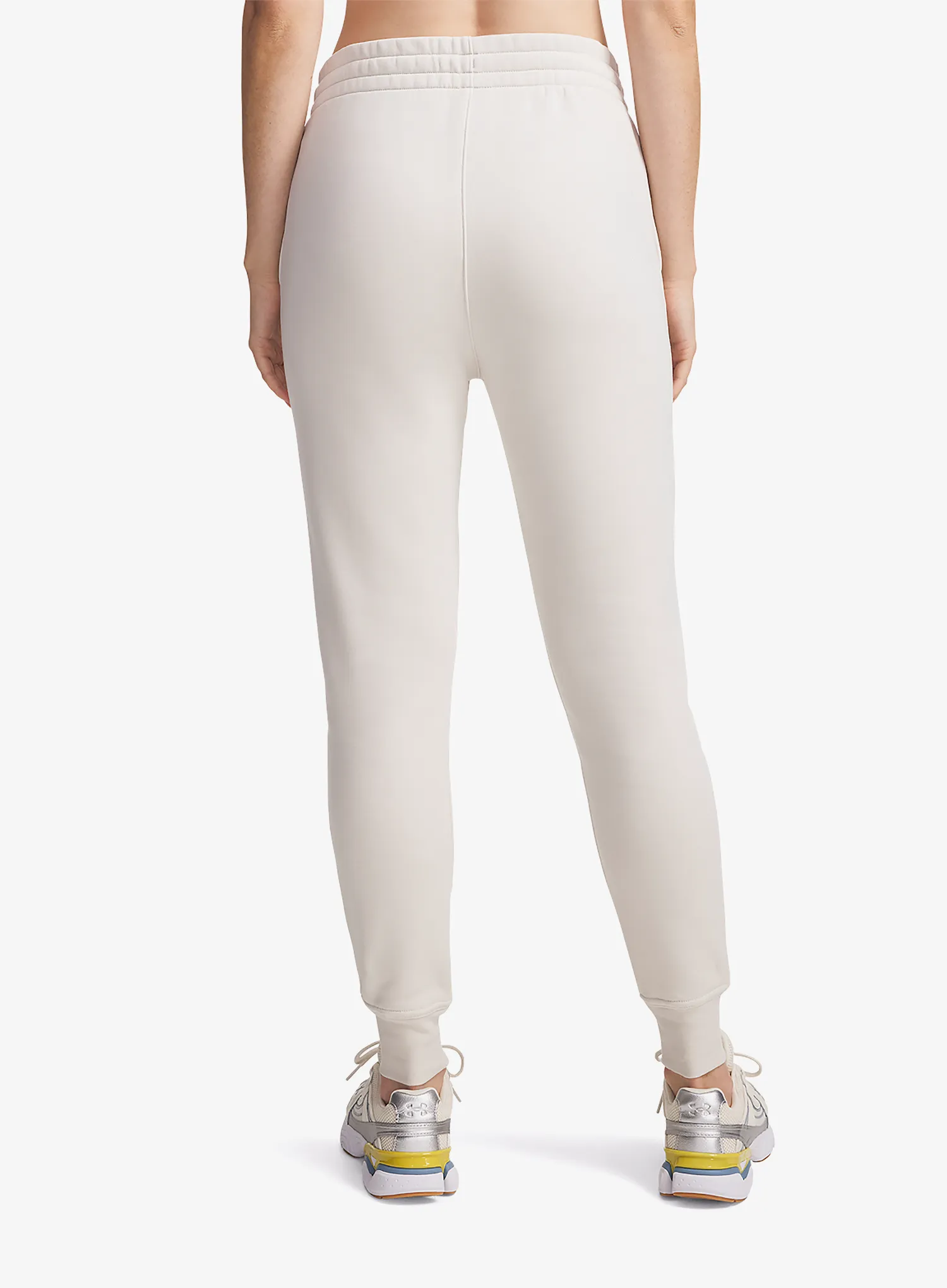 Дамски панталони Under Armour Icon Fleece Jogger - summit white/white