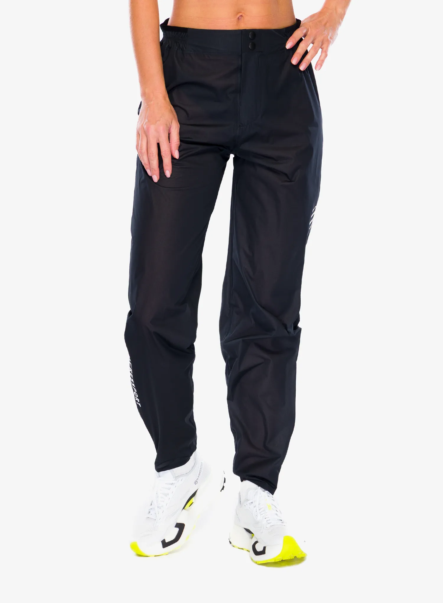 Панталони за бягане Compressport Hurricane Waterproof Pants 2.0 - black