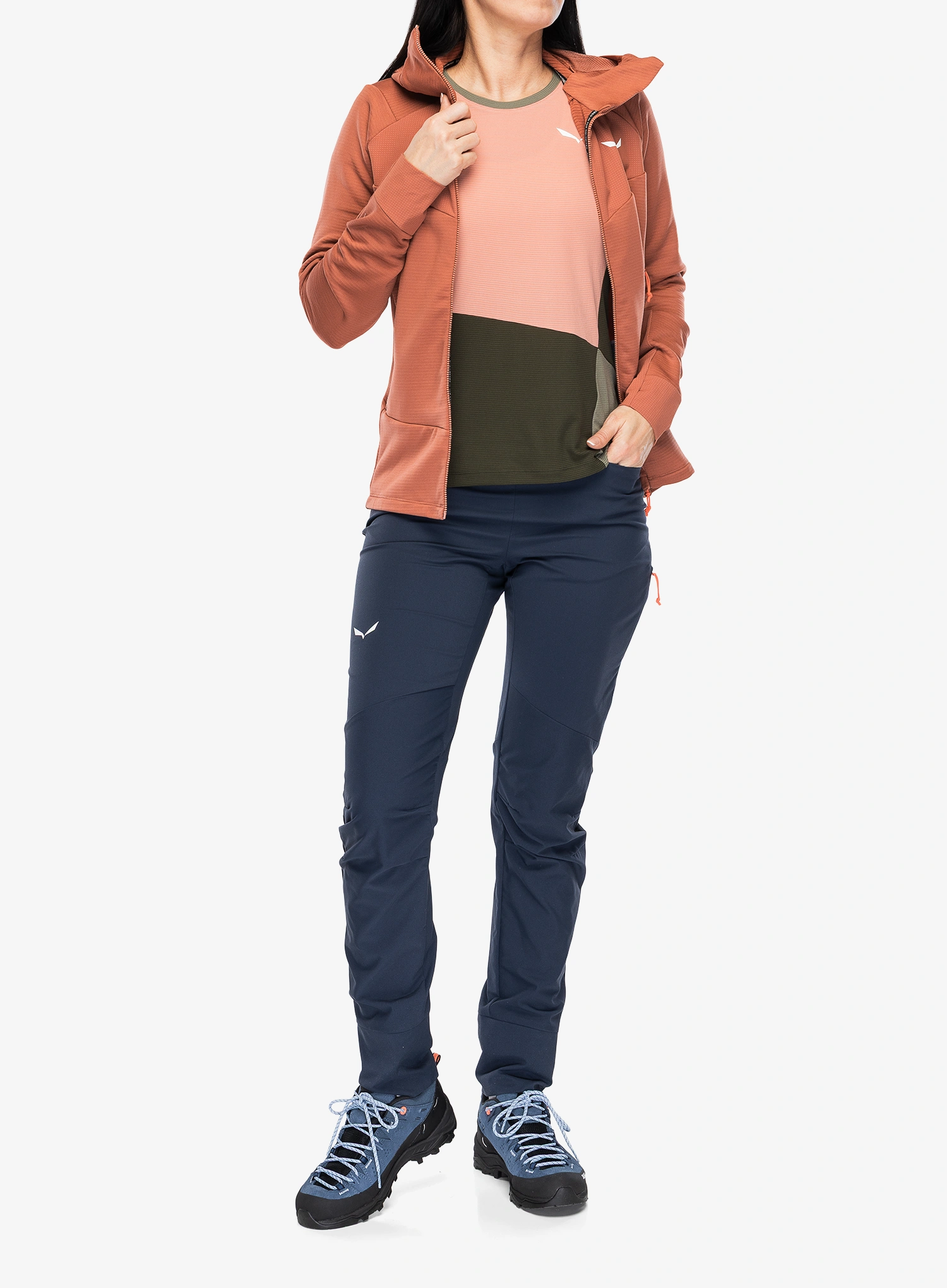 Дамски панталони за катерене Salewa Agner Light 2 Dst Pants - navy blazer