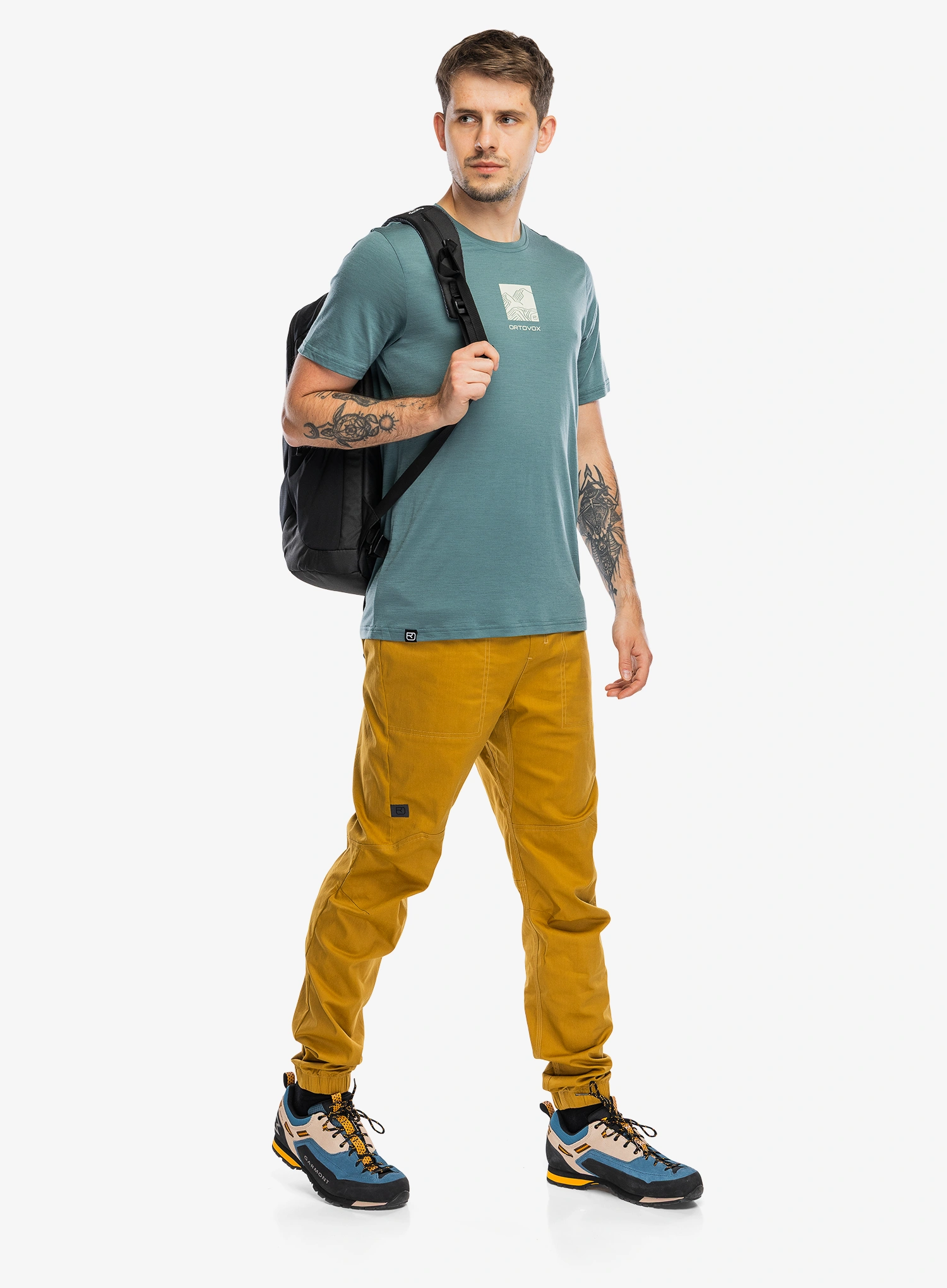 Панталони за катерене Ortovox Affinity Pants - wild cumin