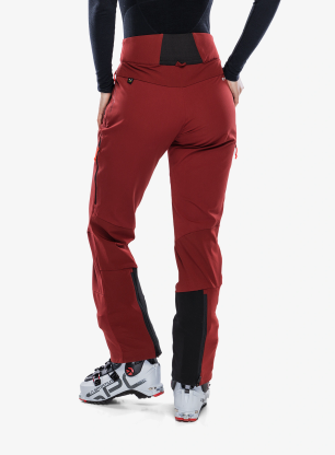 Дамски панталони cофтшел Salewa Sella DST Pants - syrah/black out