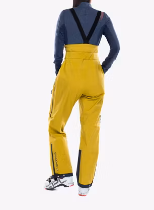 Дамски скиорски панталони La Sportiva Sender GTX Performance Bib Pants - savana
