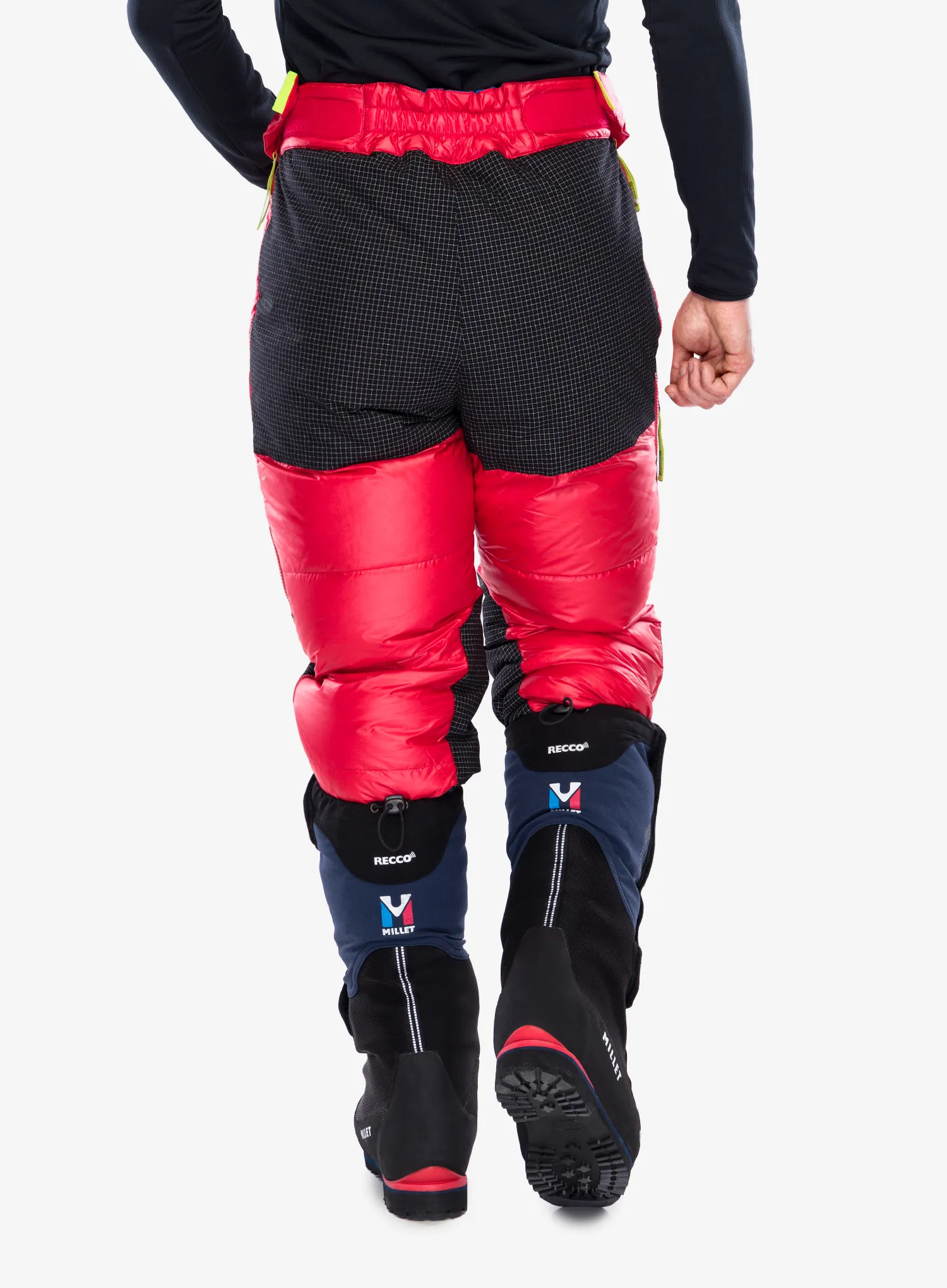 Пухени панталони Millet MXP Down Overpant - rouge/saphir