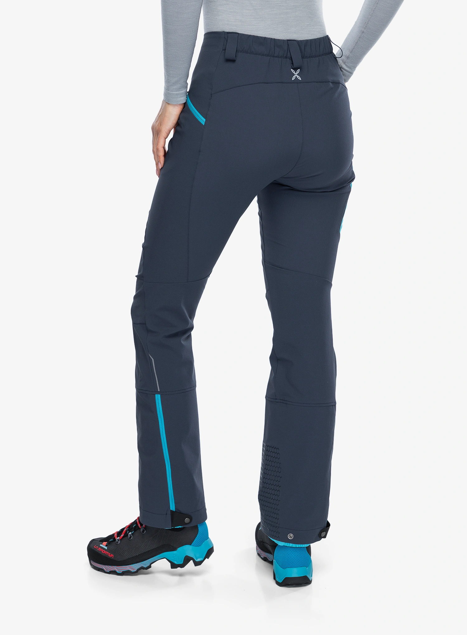 Дамски панталони cофтшел Montura Trace Light Pants - graphite blue/turquoise