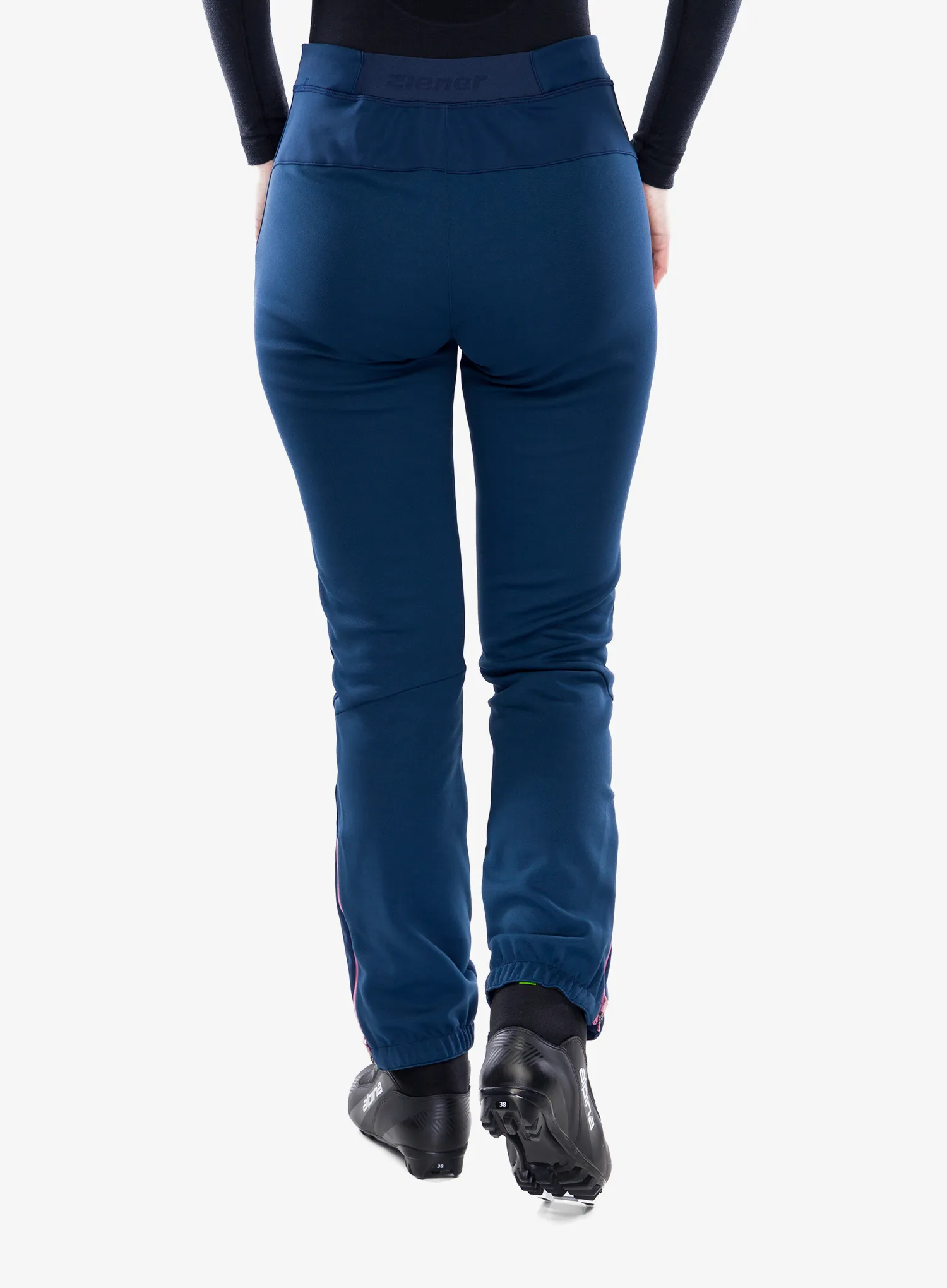 Дамски панталони cофтшел Ziener Nabelle - dark navy/rose blossom
