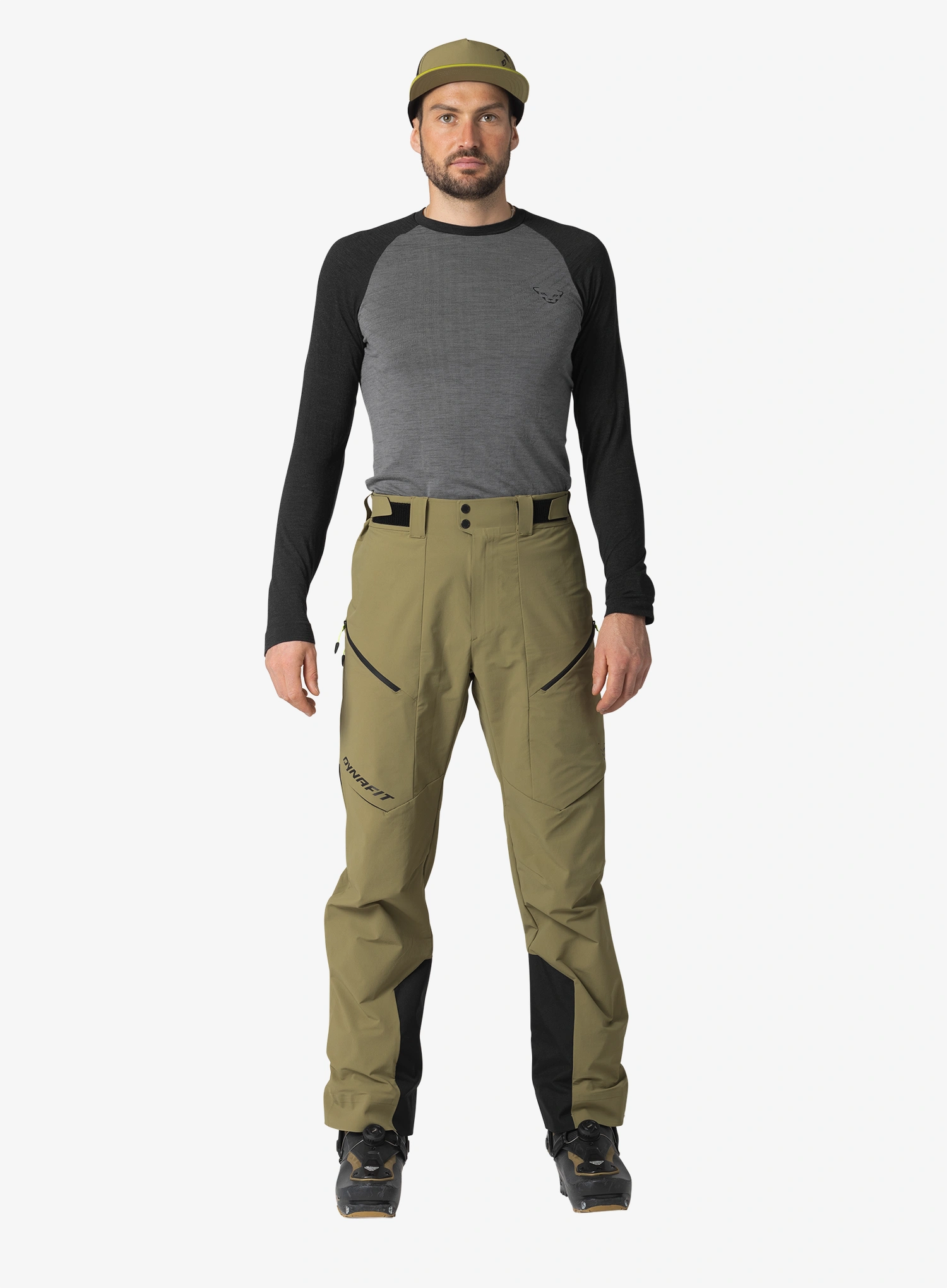 Панталони cофтшел Dynafit Ridge Dst Pant - military green