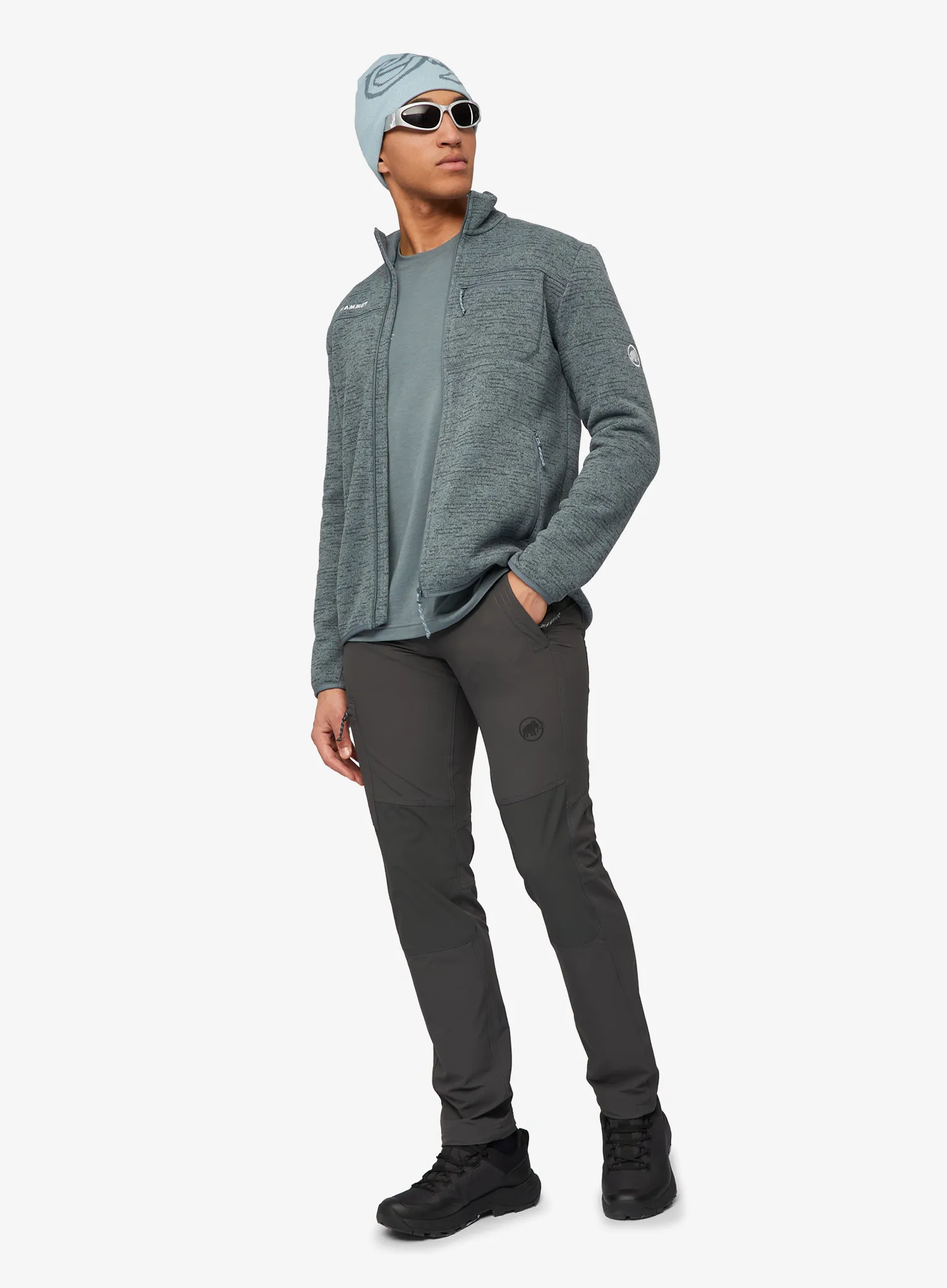 Панталони cофтшел Mammut Runbold Guide SO Pants - gabbro