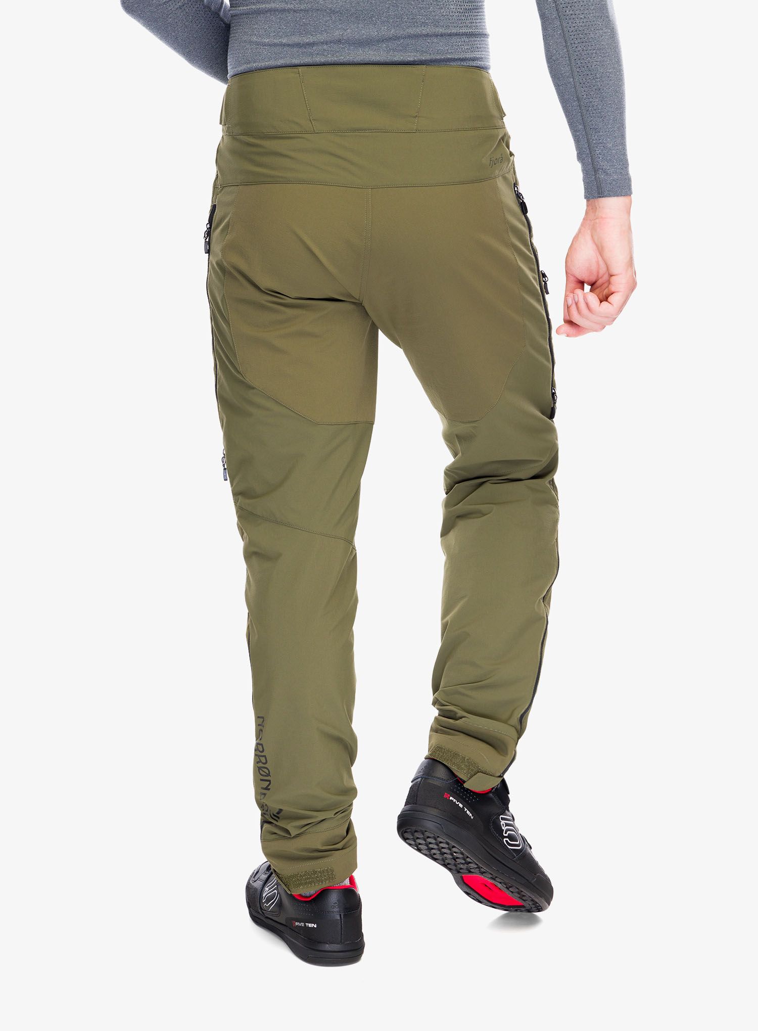 Мъжки панталони cофтшел Norrona Fjora Flex1 Pants - olive night