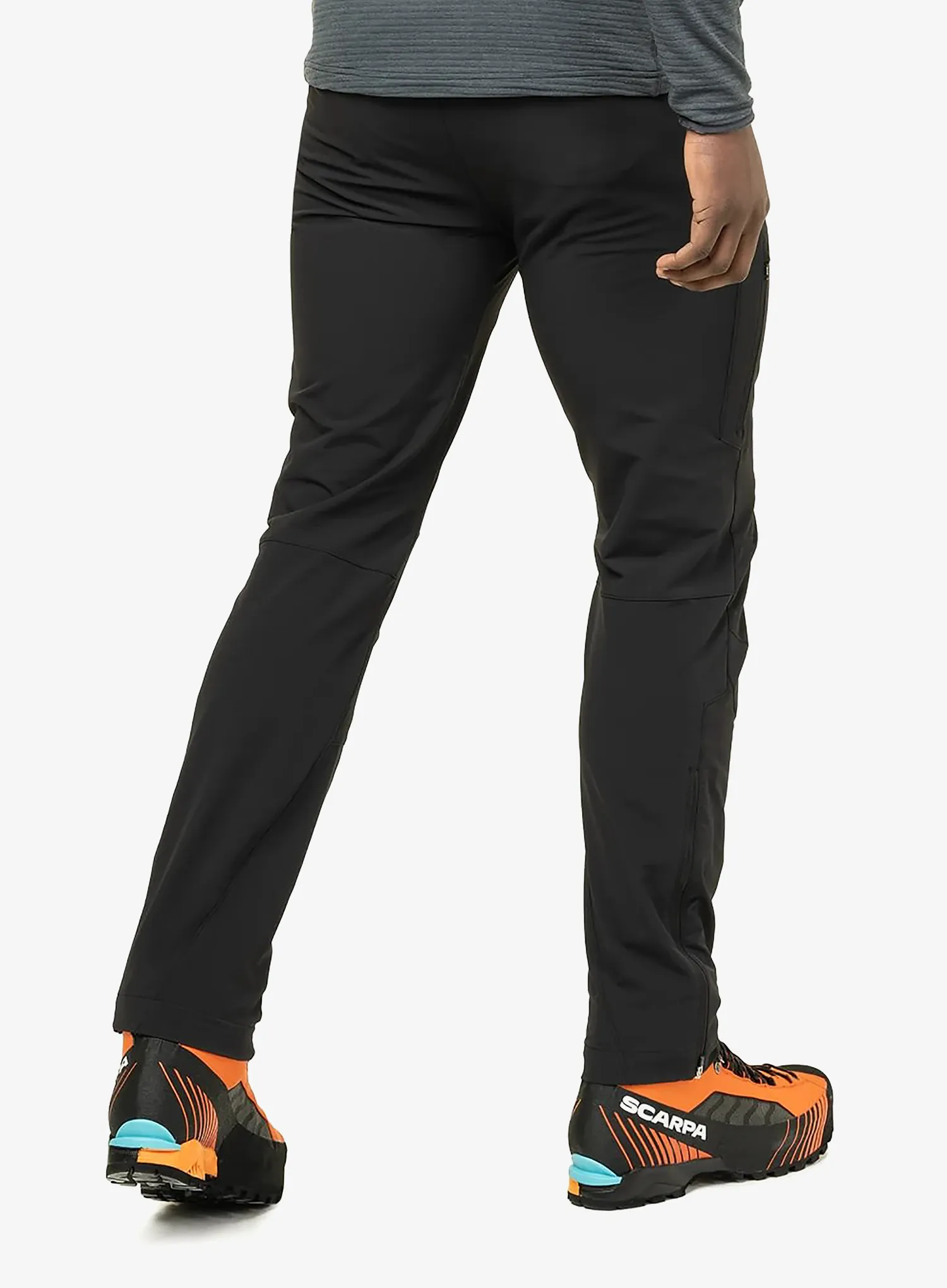 Панталони cофтшел Mountain Equipment Ibex Mountain Pant -  black/black