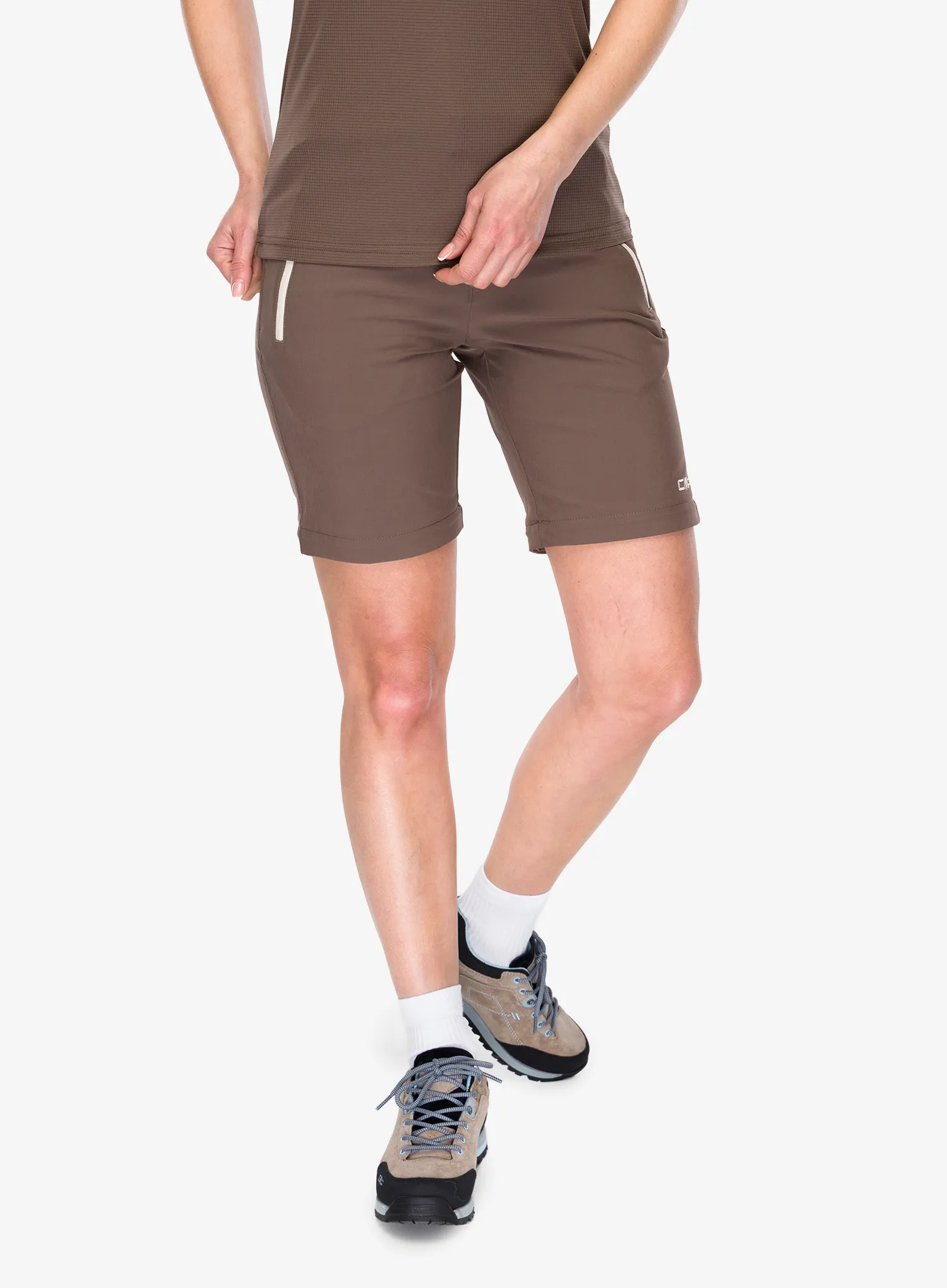 Дамски панталони за трекинг CMP Evelynn Zip Off Pant - toffee