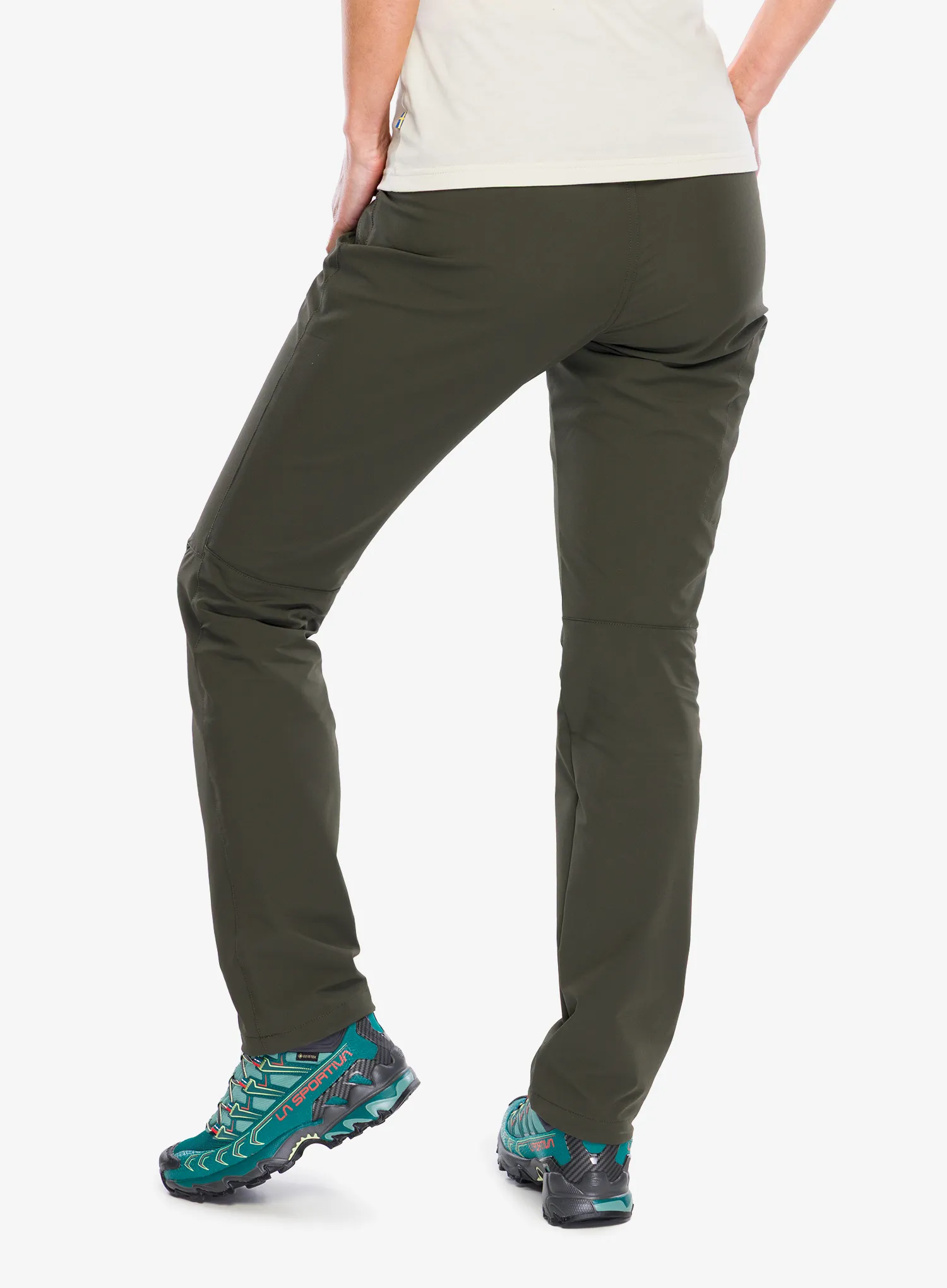 Дамски панталони за трекинг Fjallraven Abisko Trail Stretch Trousers - deep forest