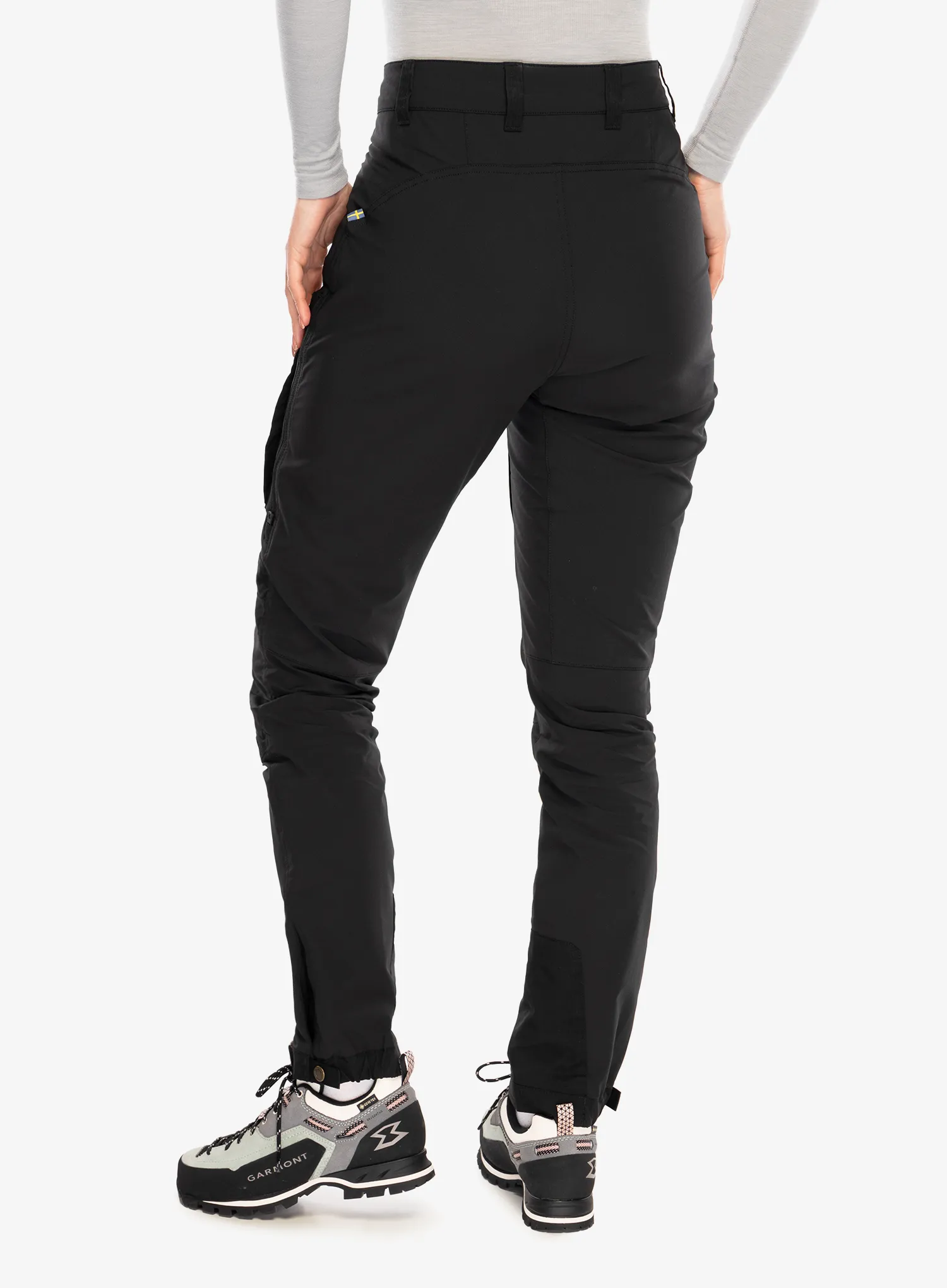 Дамски панталони за трекинг Fjallraven Keb Agile Trousers - black