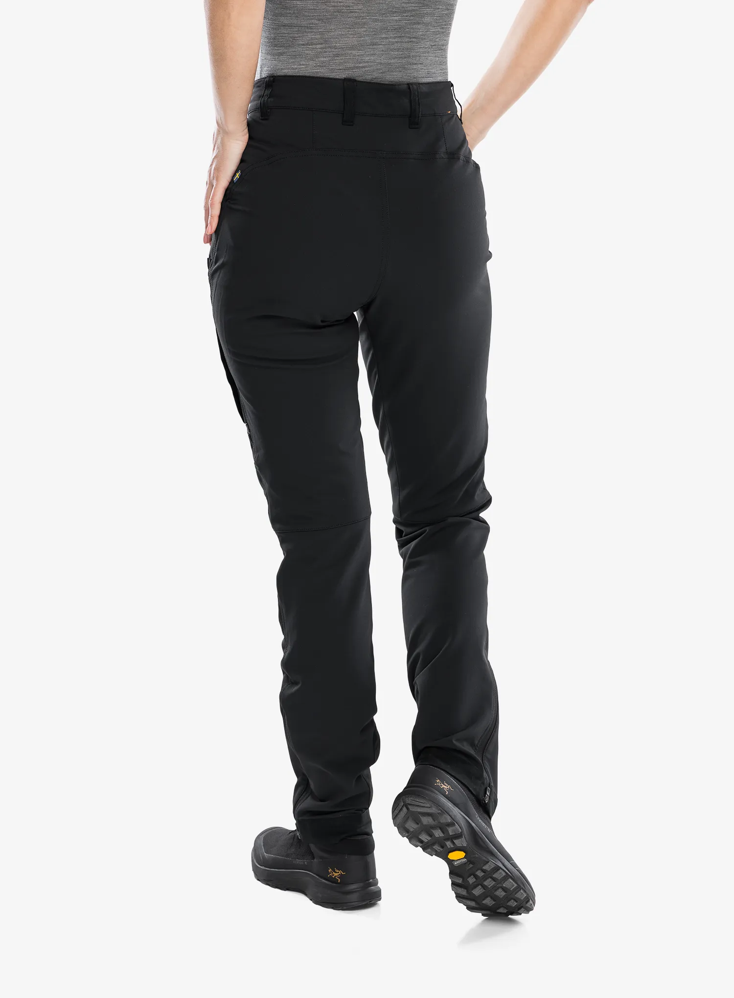 Дамски панталони за трекинг Fjallraven Keb Agile Winter Trousers - black