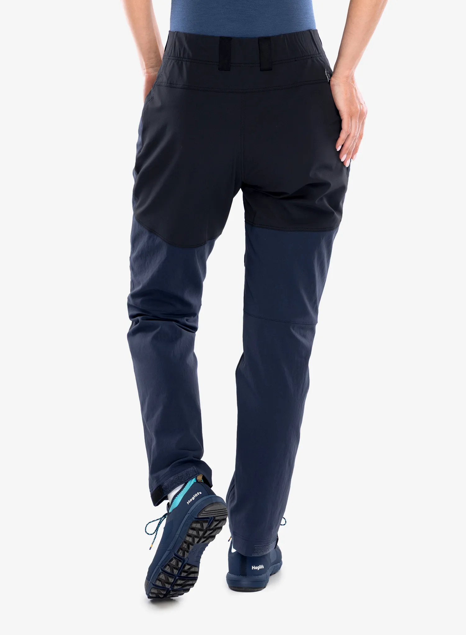 Дамски панталони за трекинг Haglofs Mid Standard Pant - tarn blue/true black