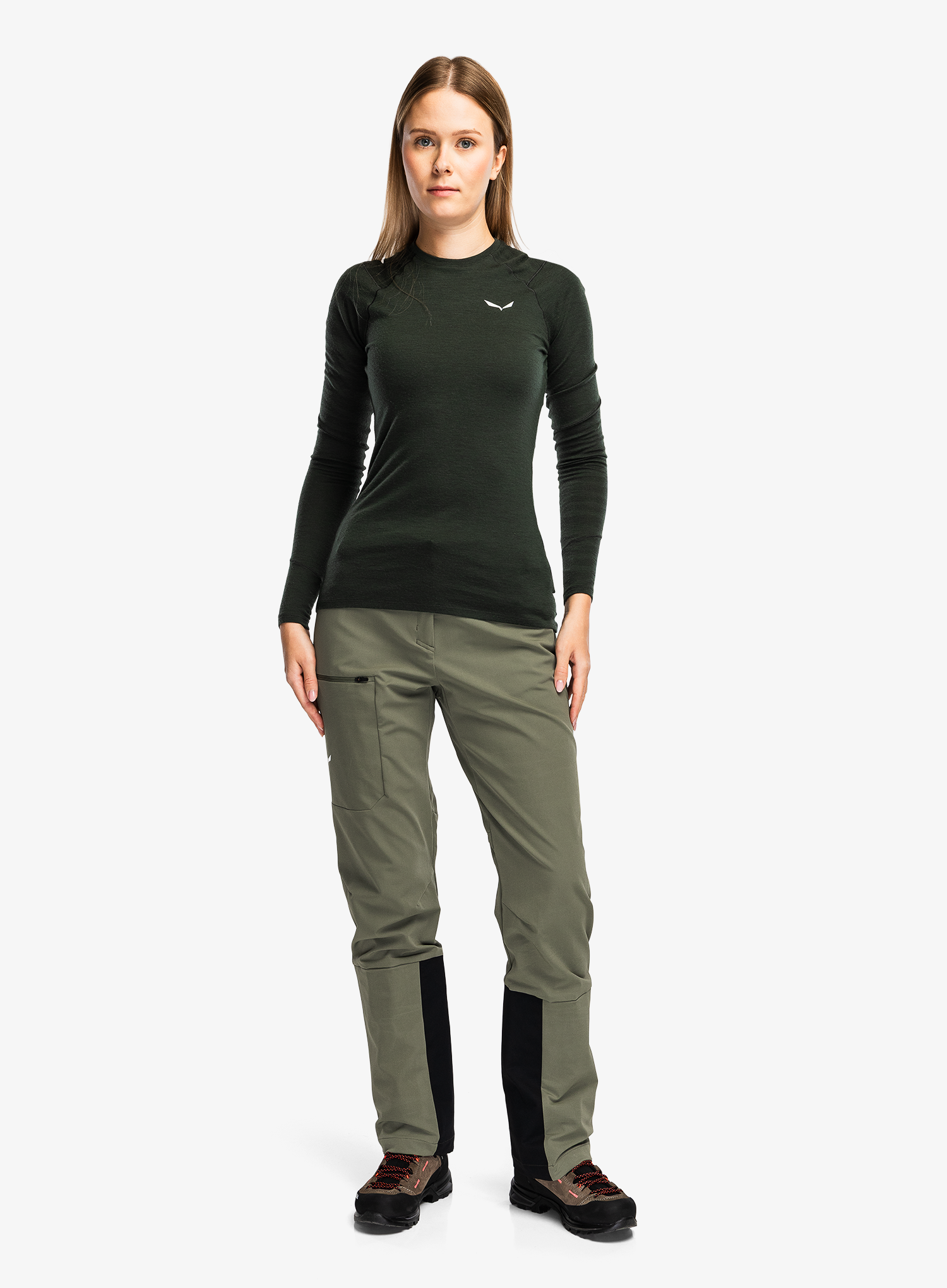 Дамски панталони за трекинг Salewa Lagorai 2 Dst Pant - faded green