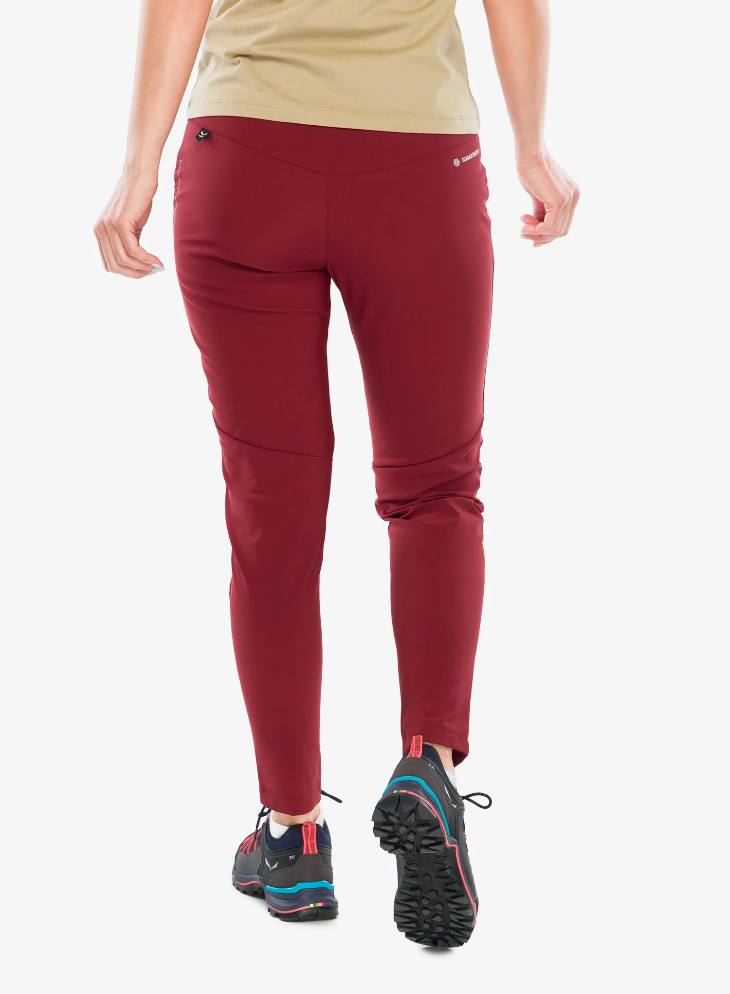 Дамски панталони за трекинг Salewa Puez DST Warm Cargo Tights - syrah/black out