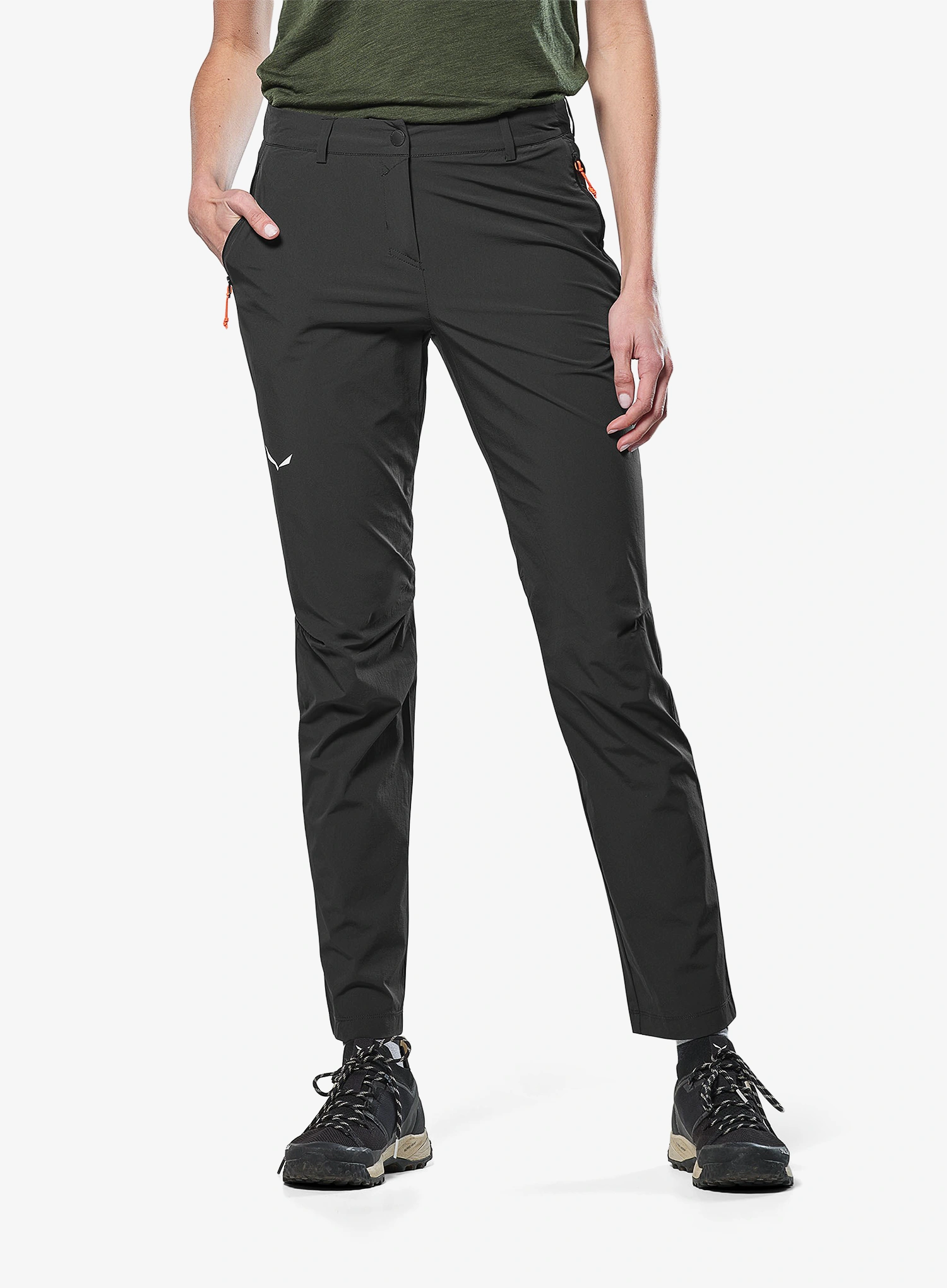 Дамски панталони за трекинг Salewa Puez Talvena DST Pant - black out