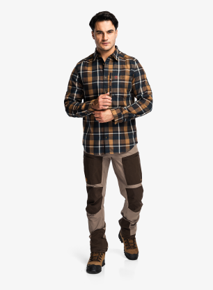 Трекинг панталони Fjallraven Keb Agile Trousers - suede brown/dark olive