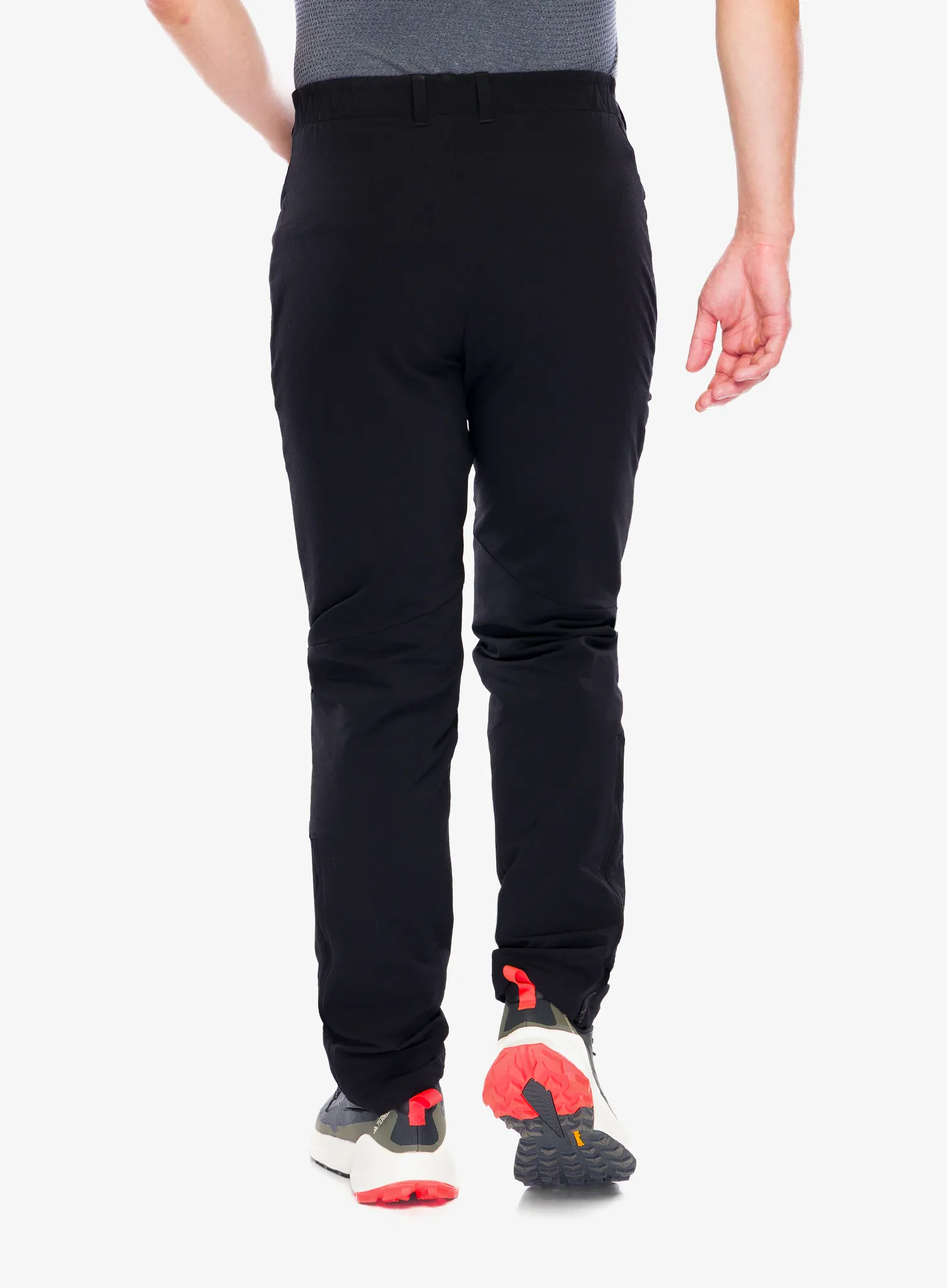 Туристически панталони adidas TERREX Techrock Brushed Softshell Tracksuit Bottoms - black