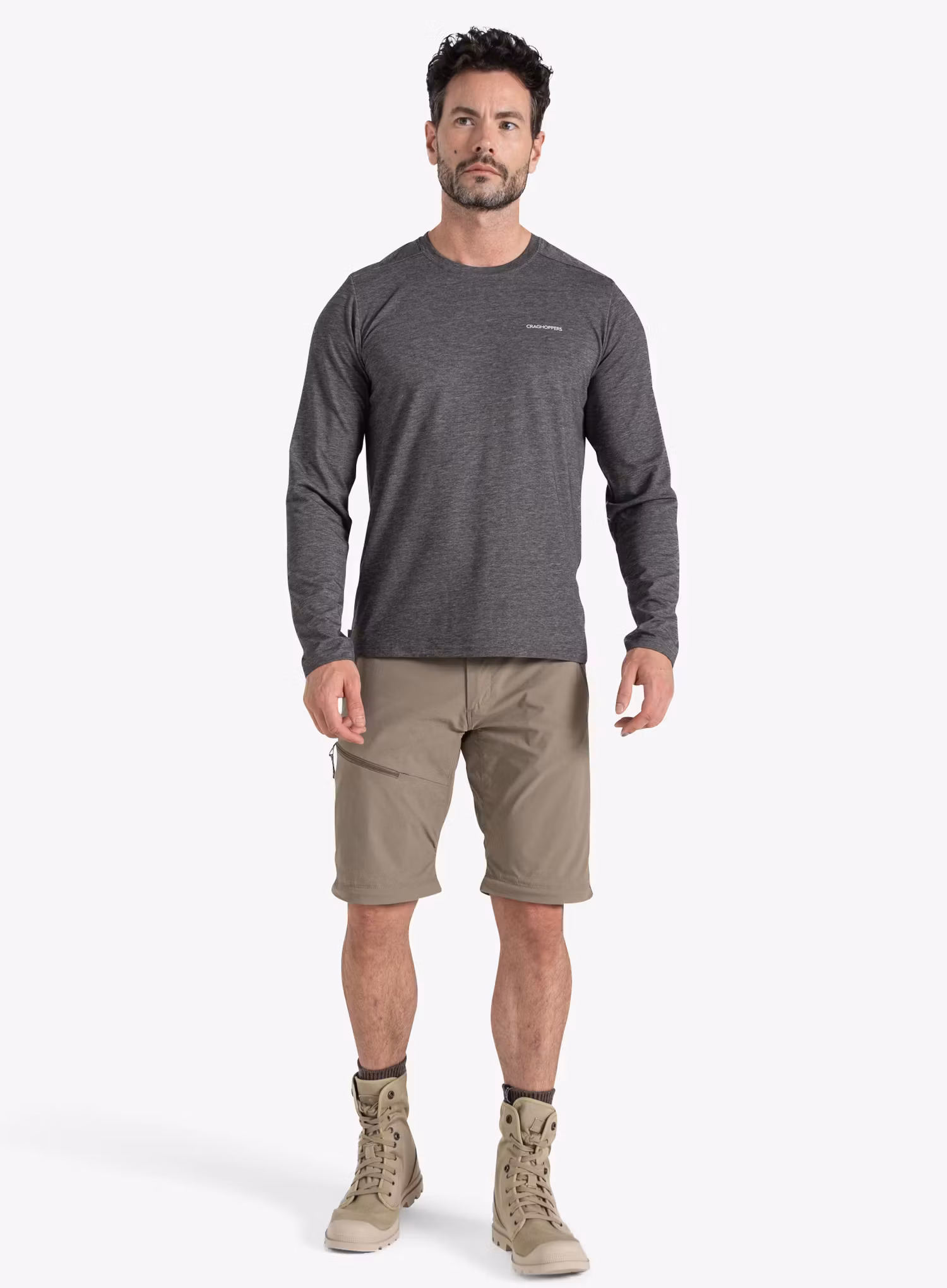 Туристически панталони Craghoppers NosiLife Pro Convertible Trouser III - pebble